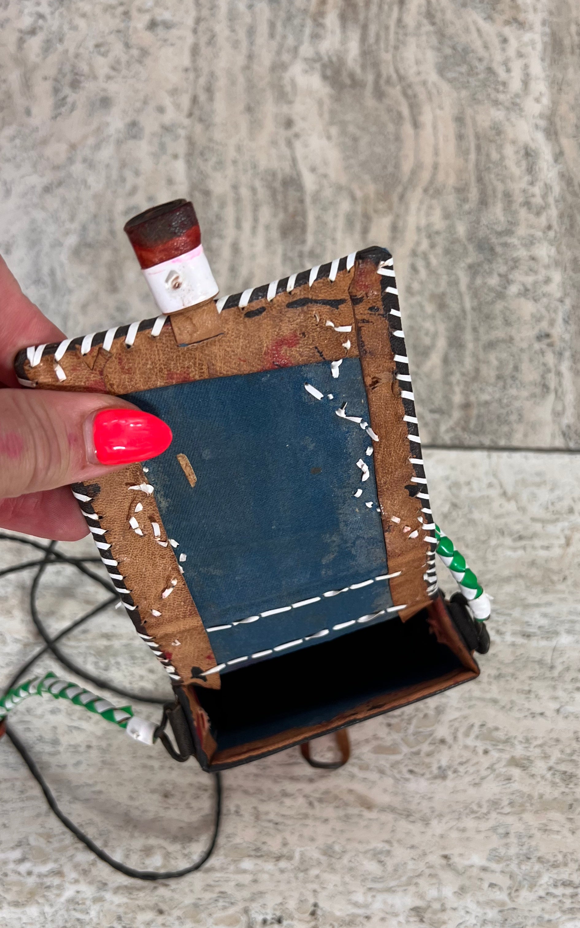 Vintage Handcrafted Tuareg Mini Pouch Bag