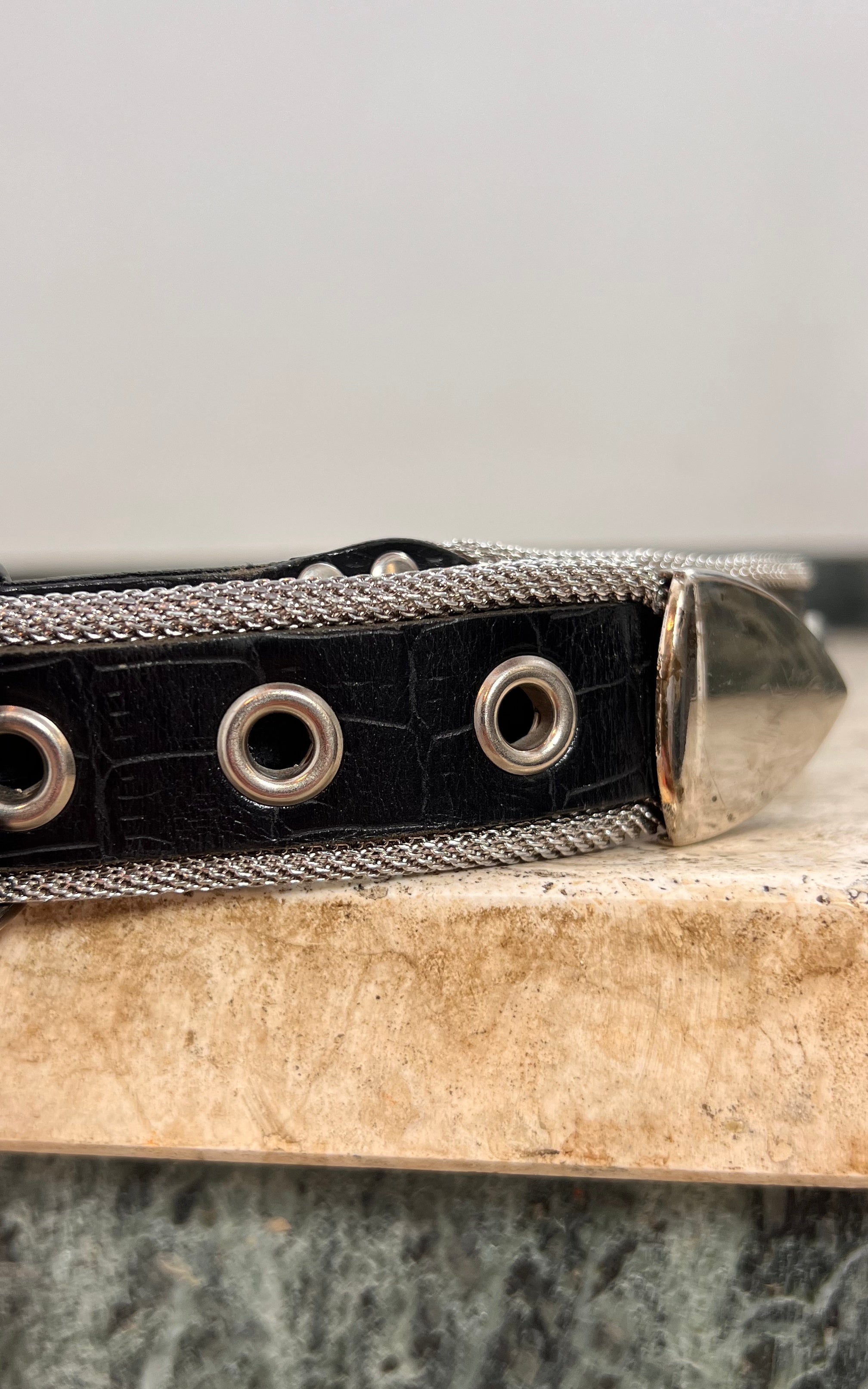 Vintage Studded Metal Belt