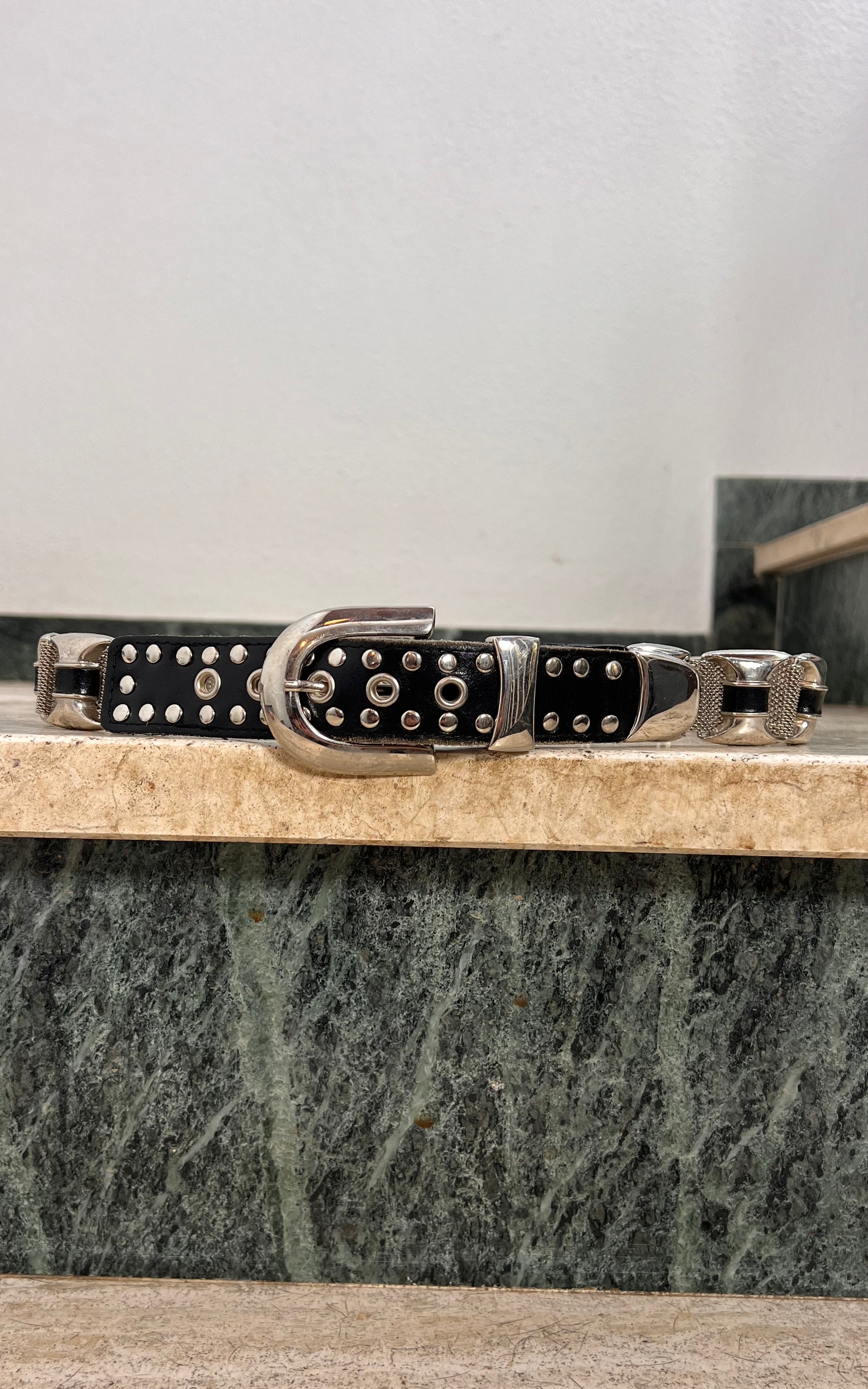 Vintage Studded Metal Belt