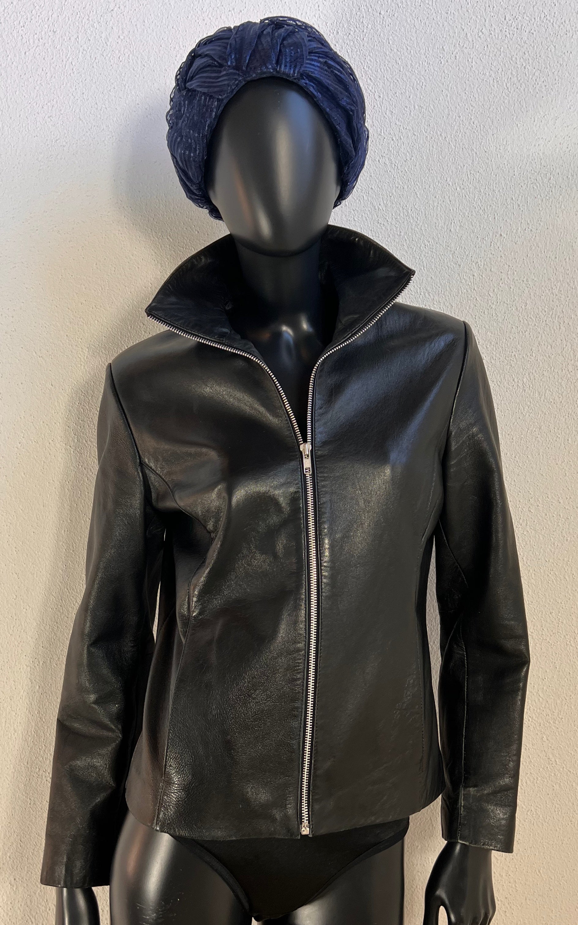 Vintage Y2K Minimalist Leather Jacket
