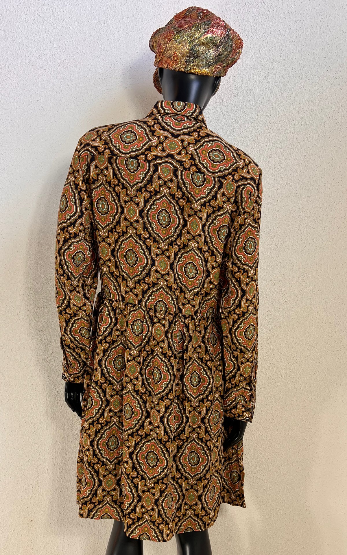 A.P.C. Silk Paisley Shirt Dress