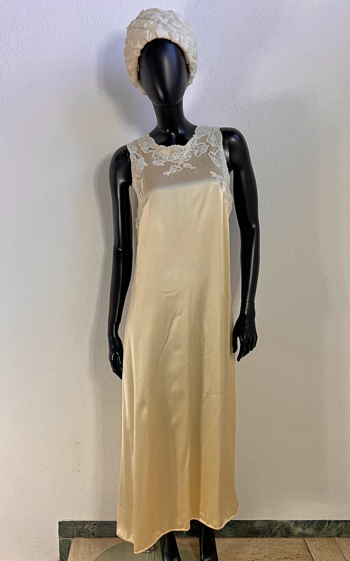 La Perla Ivory Silk Lace Maxi Dress