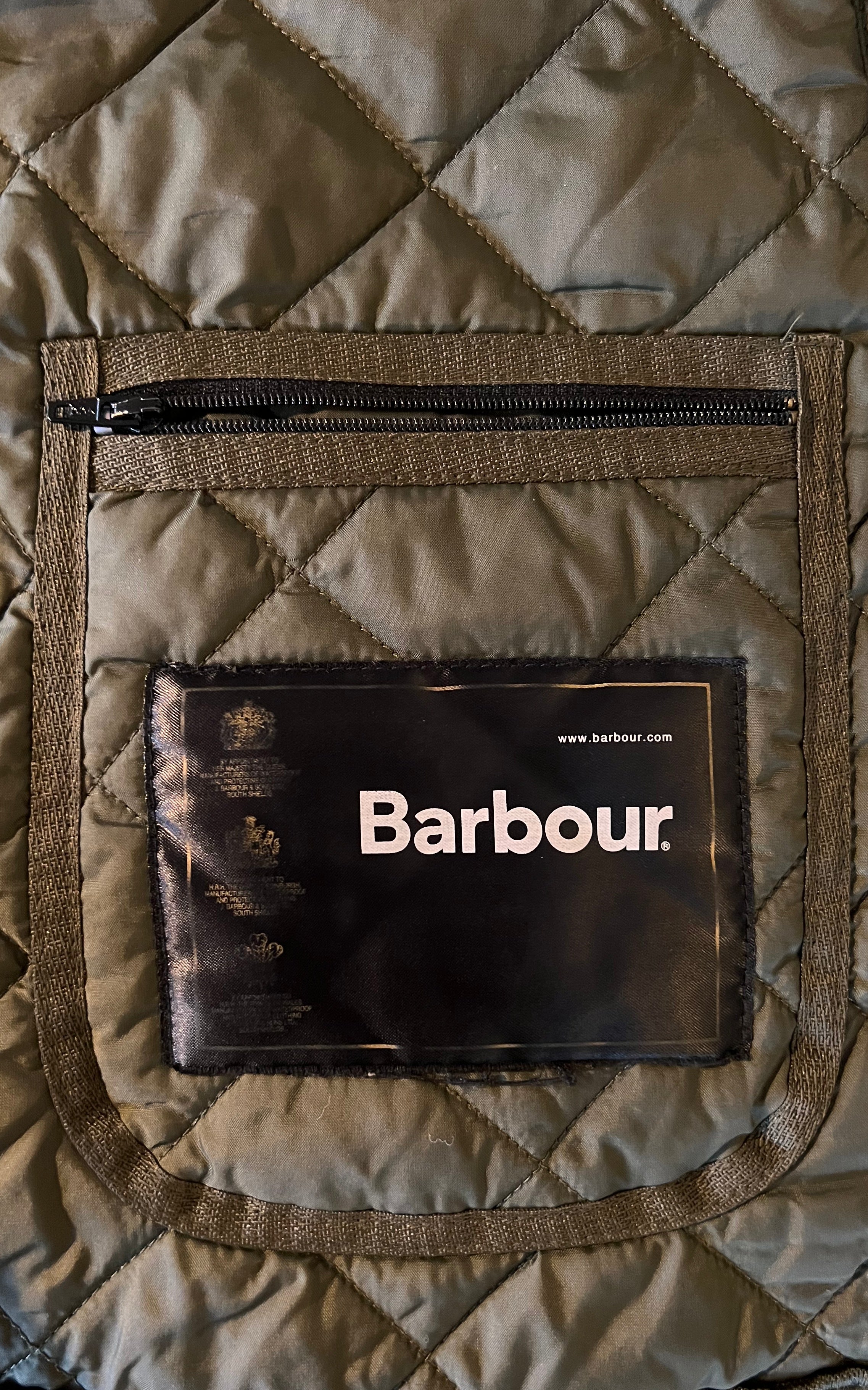 Vintage Barbour Puffer Jacket