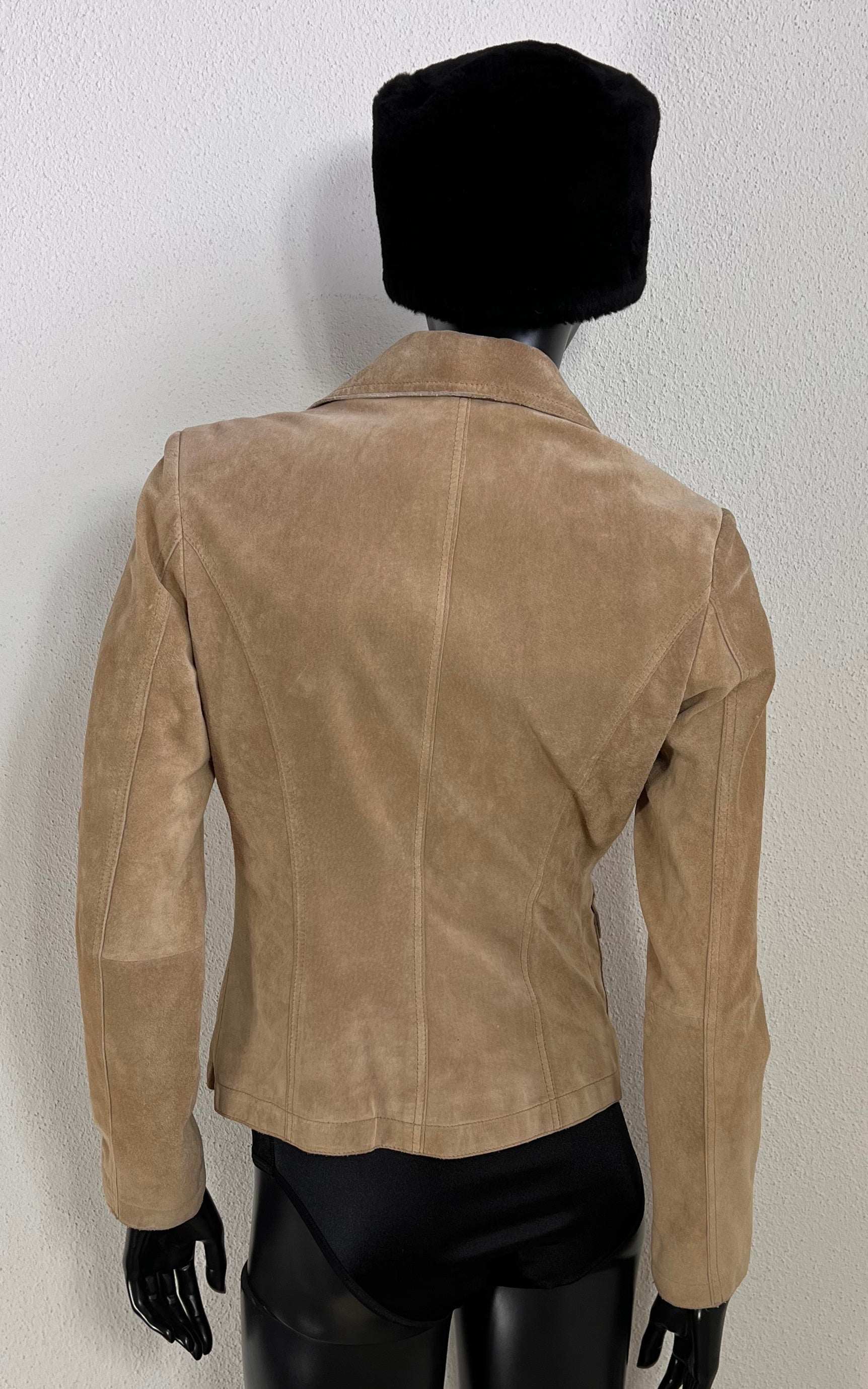 Vintage 90s Suede Blazer Jacket
