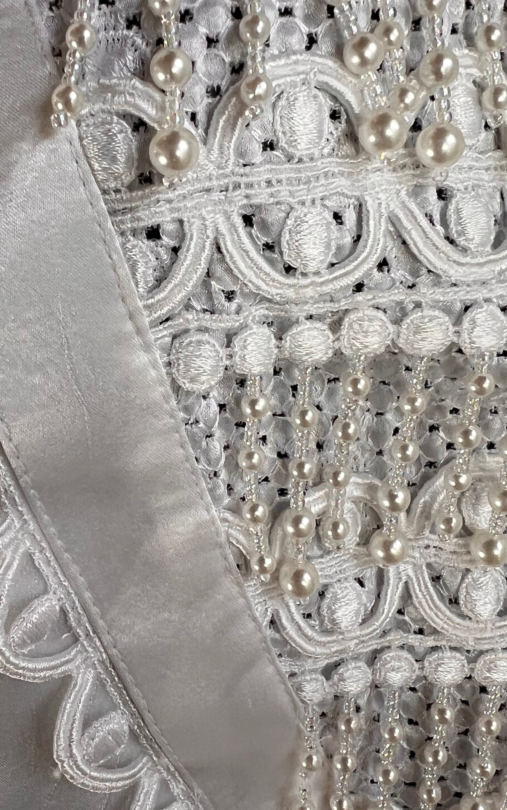 Vintage 80s Cris-Devi Mother of Pearl Blouse