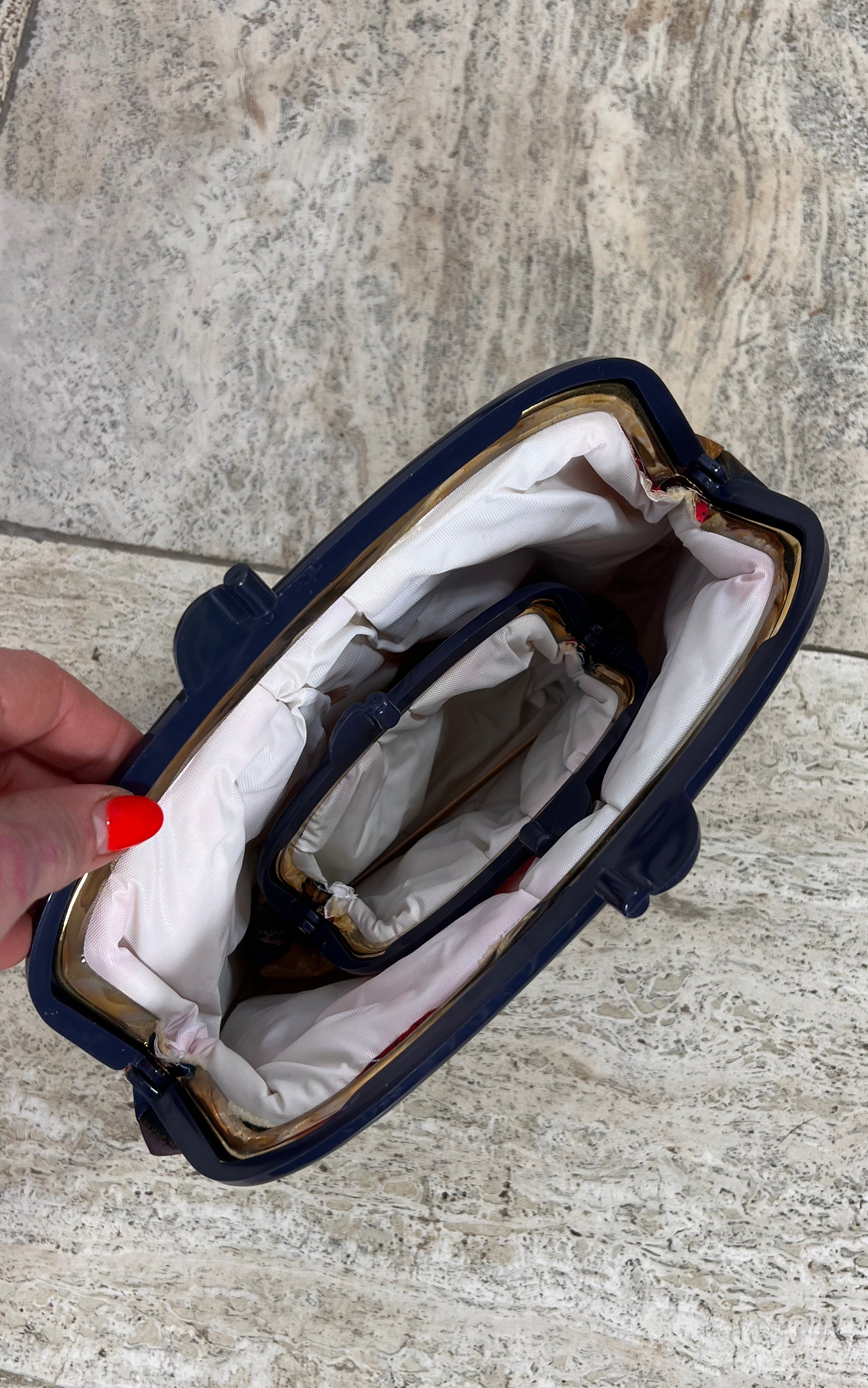 Vintage Cosmetic Bag Set
