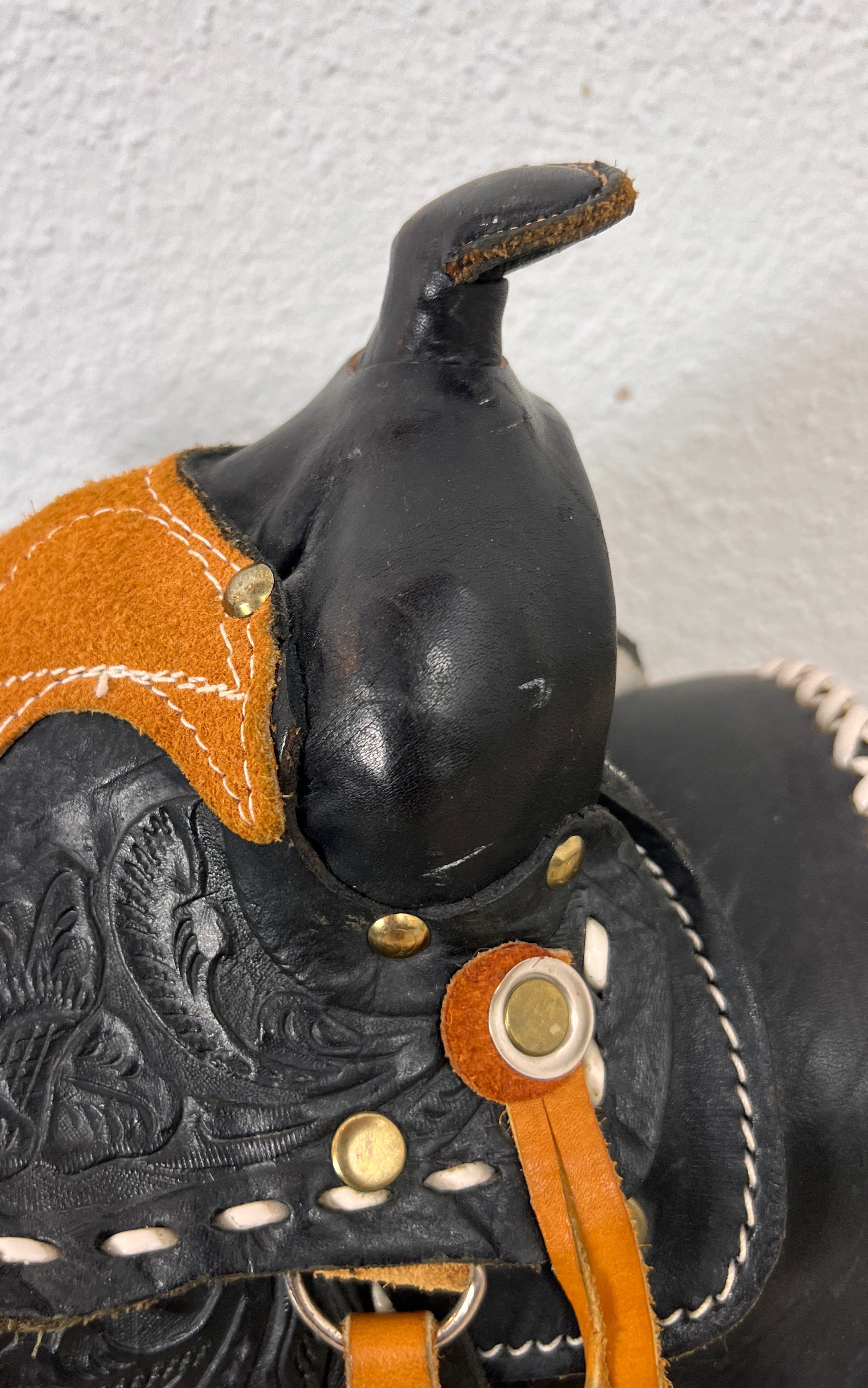 Vintage Western Saddle Shoulder Bag