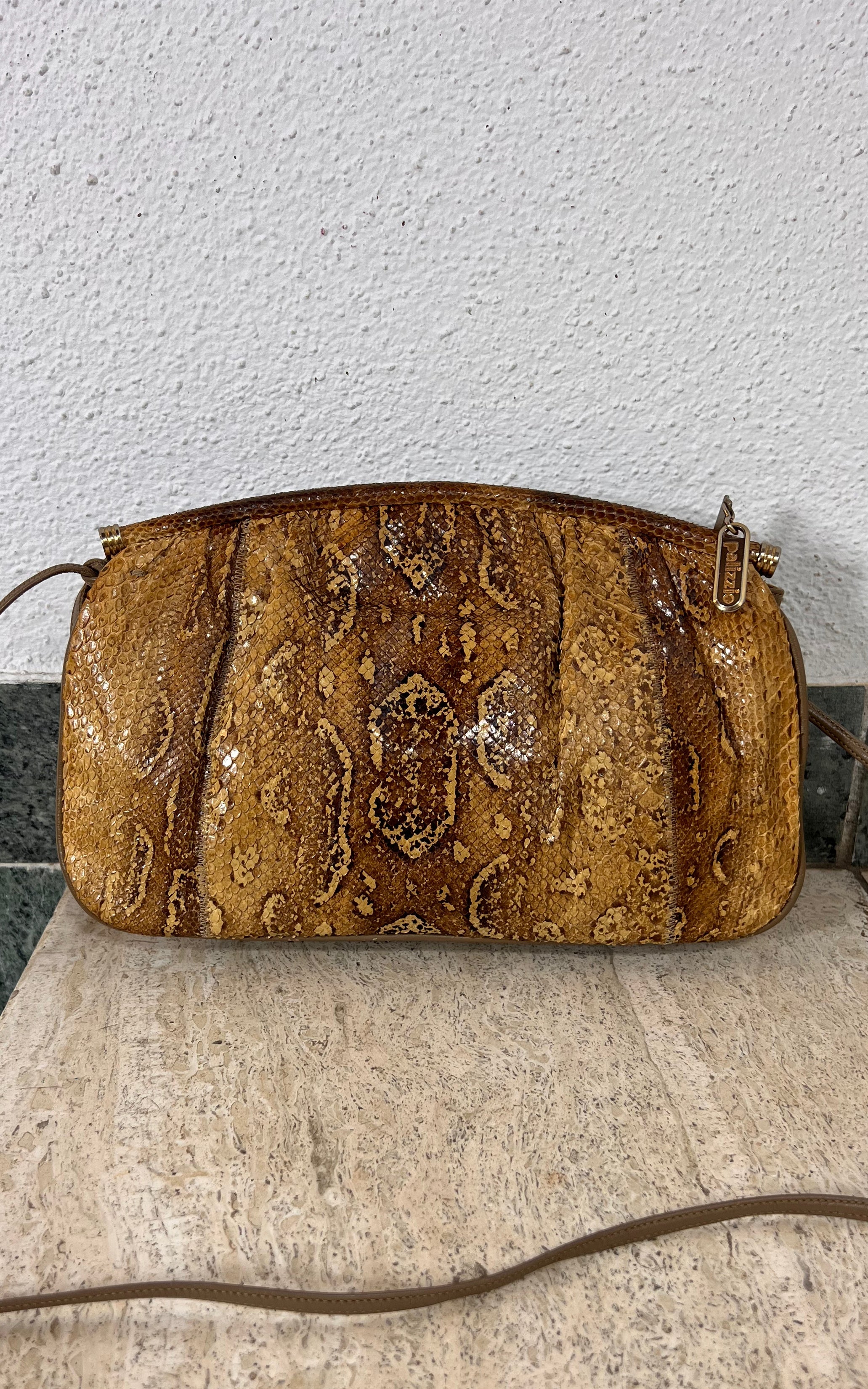 Vintage Pallizio Cross Body Snakeskin Bag