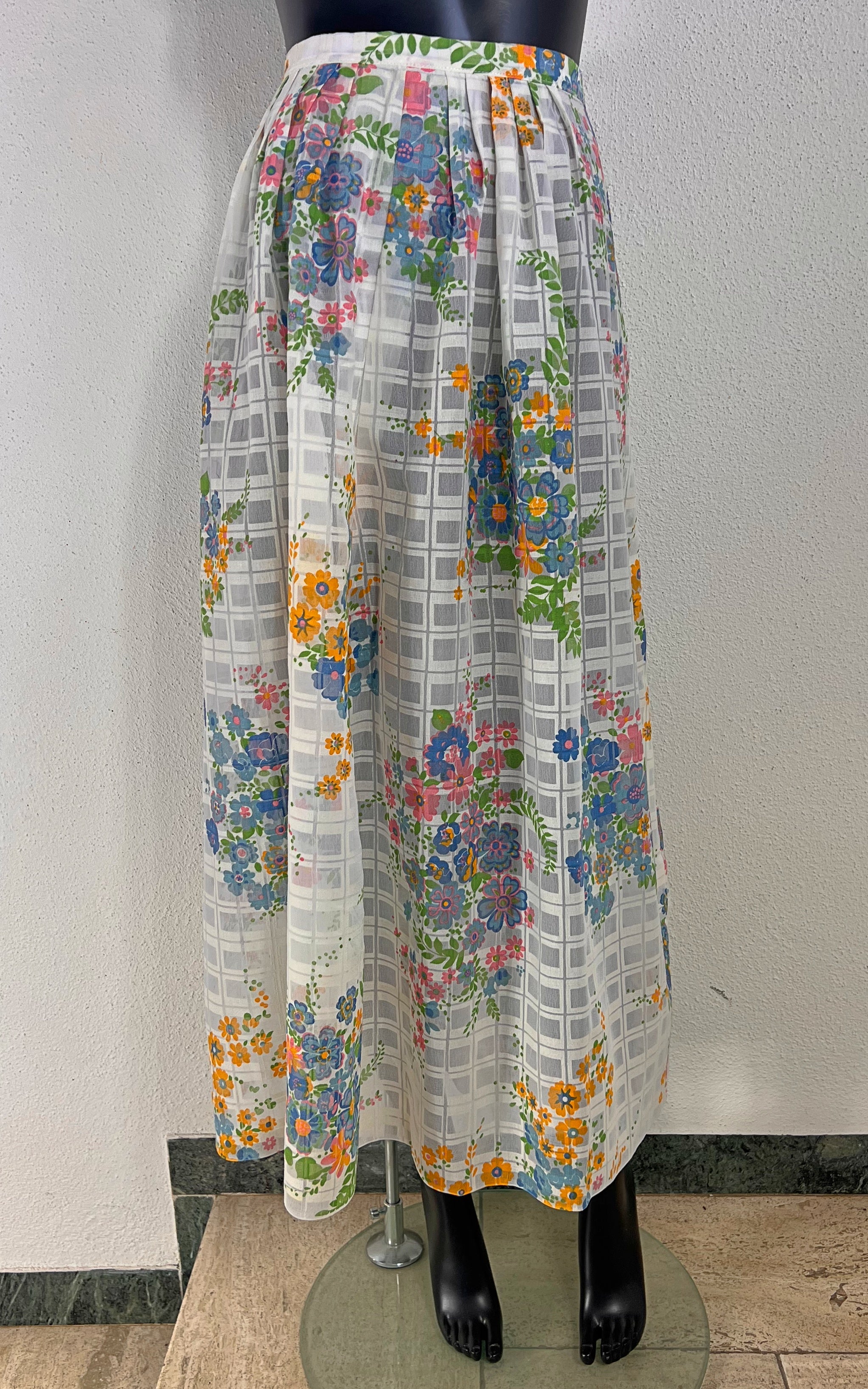 Vintage 70s Flower Skirt