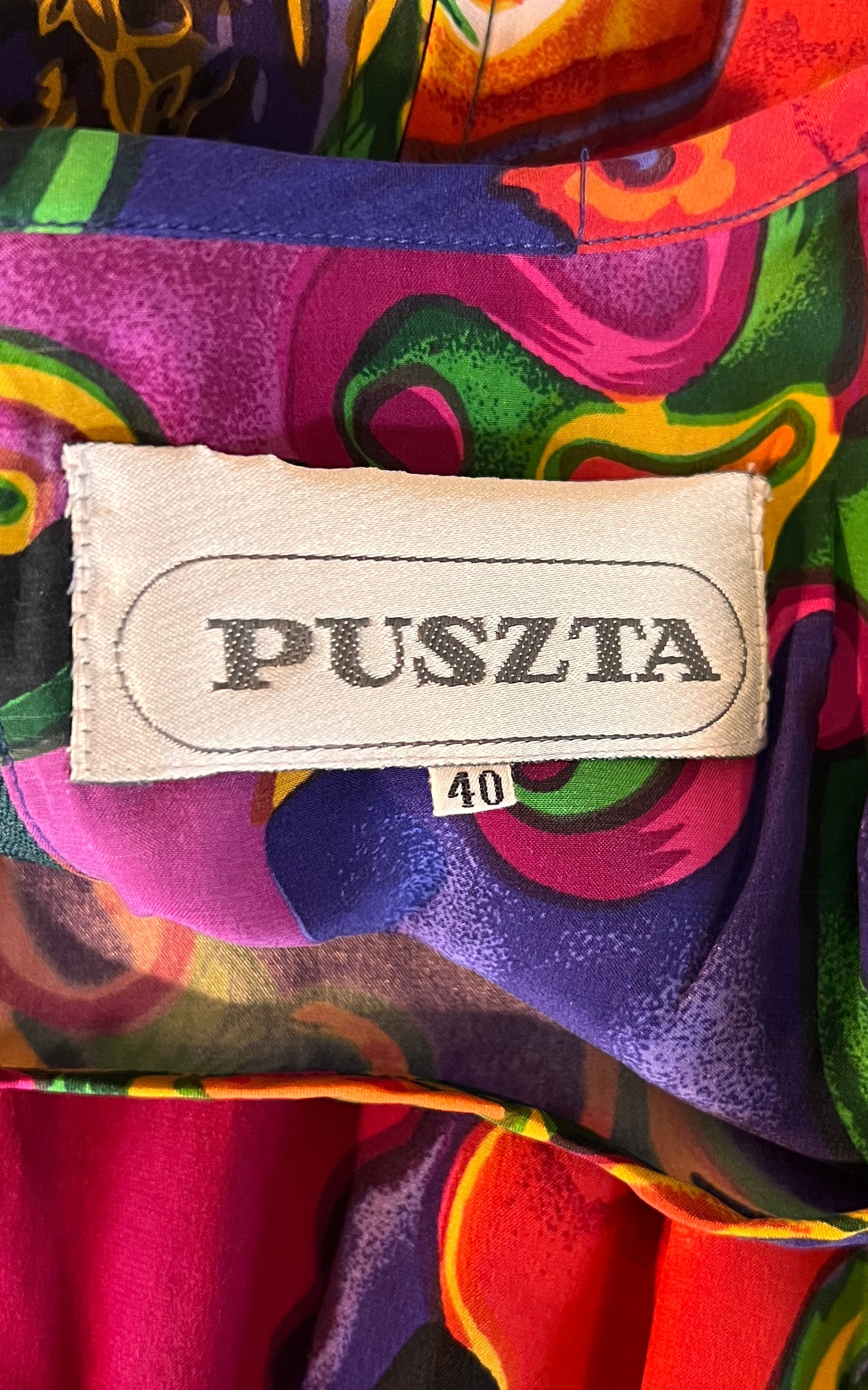 Vintage Puzta Silk Dress