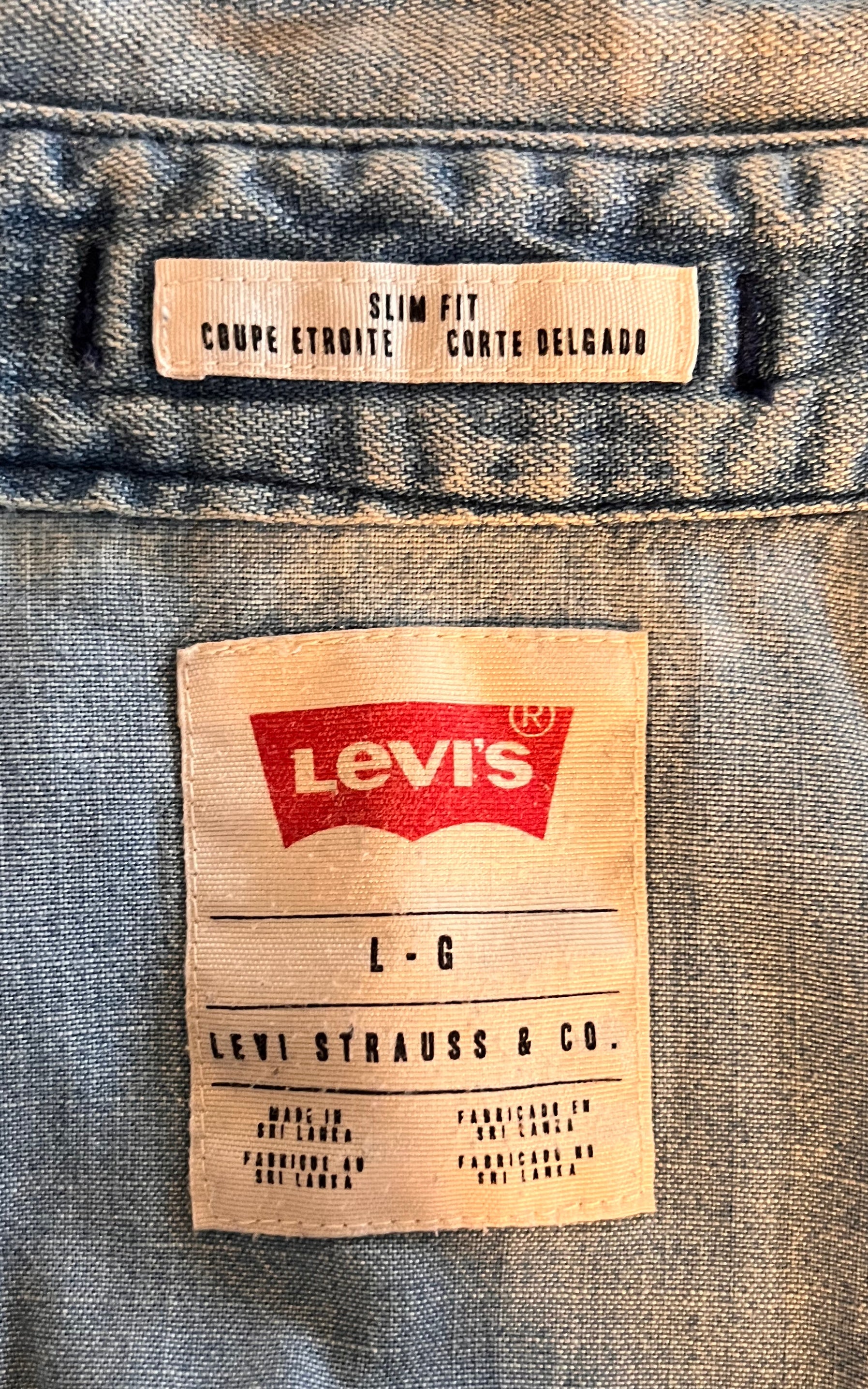 Vintage Reworked Levis Cropped Shirt