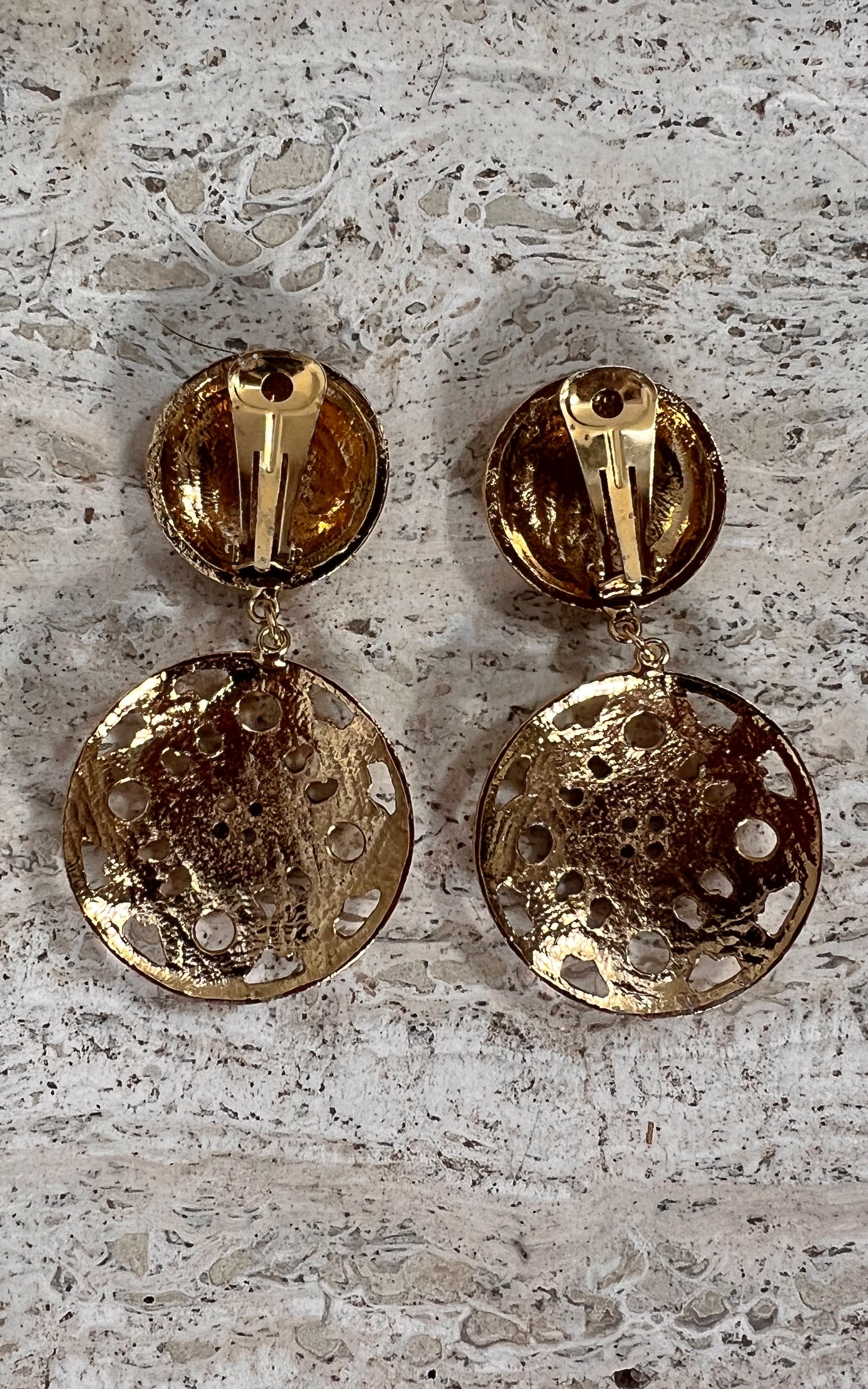Vintage Big 70s Deadstock Clip Ons