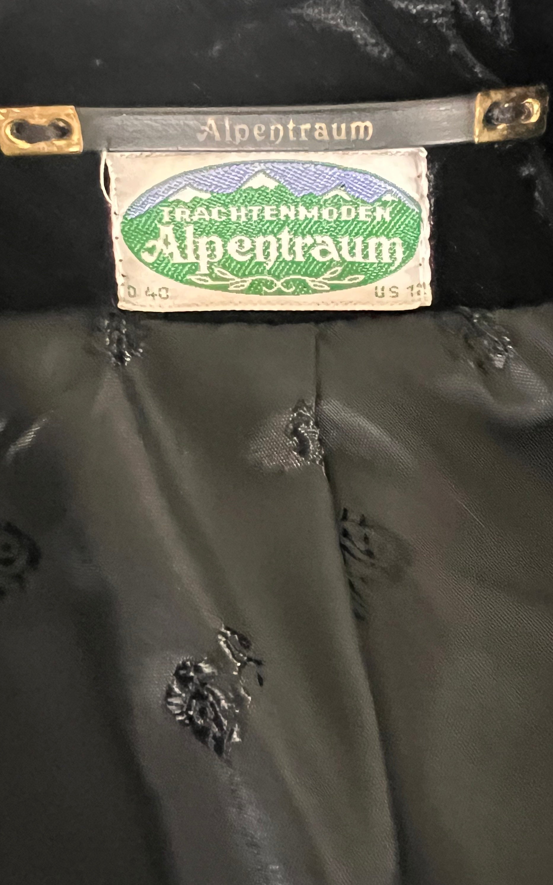 Elegant Vintage Black Velvet Jacket