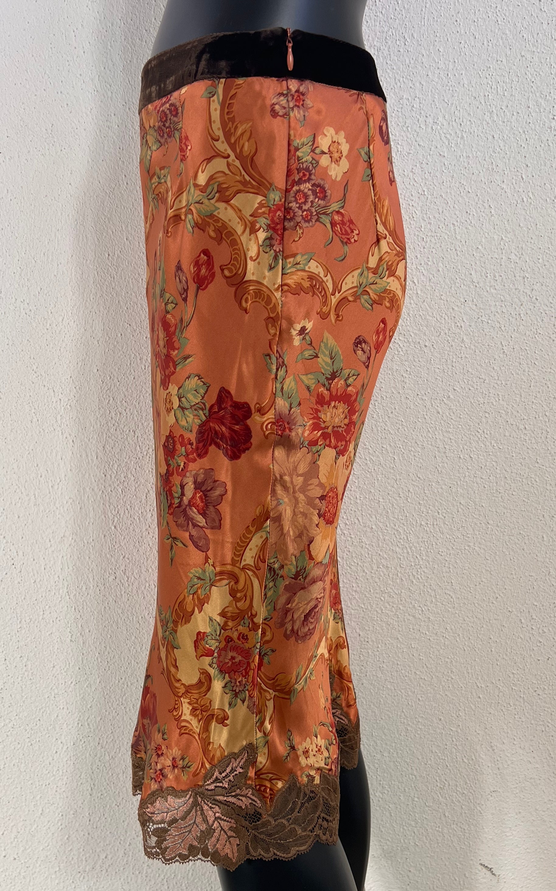 Vintage Gianfranco Ferre Silk Skirt