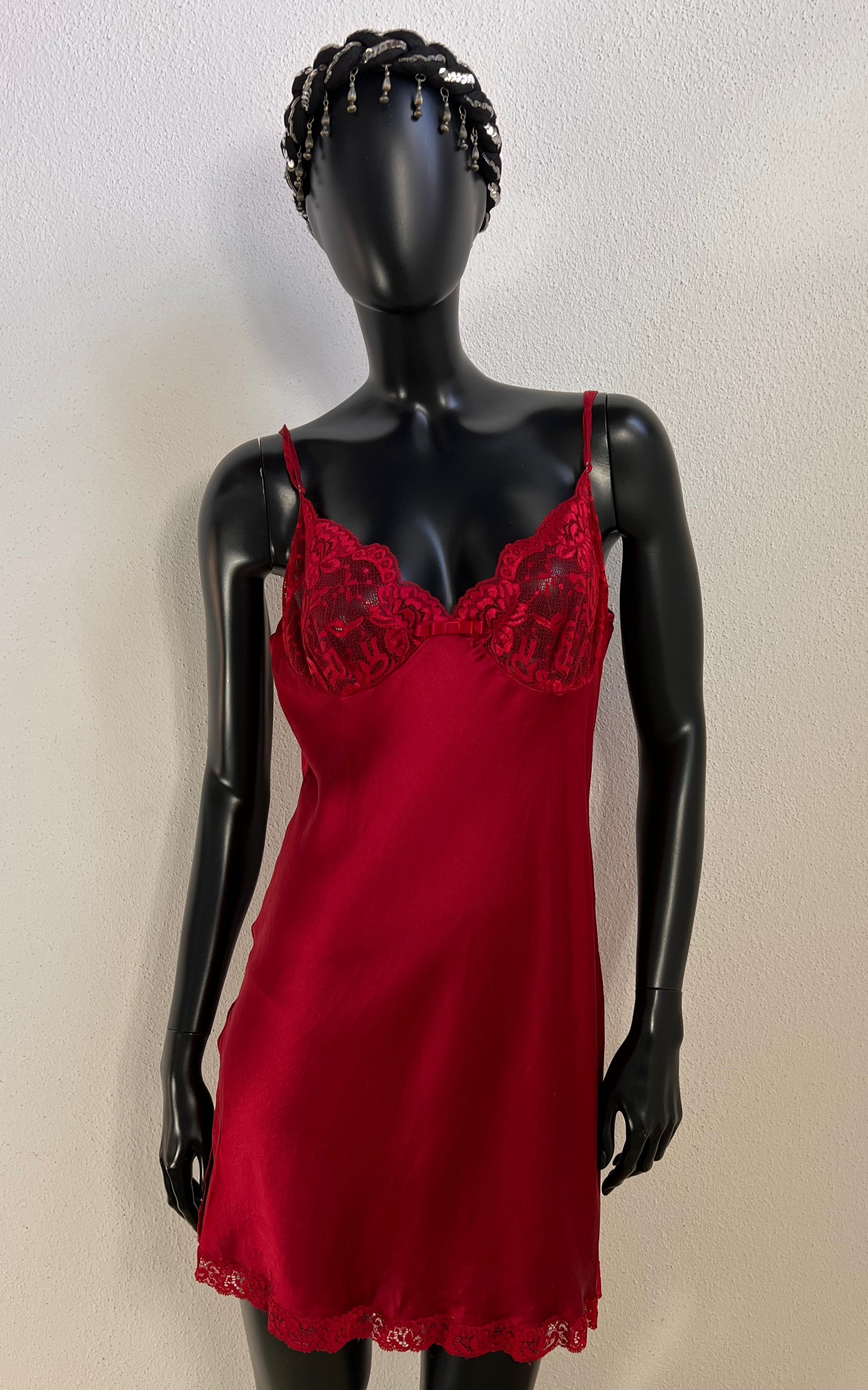 Vintage Silk Lingerie Slip Dress