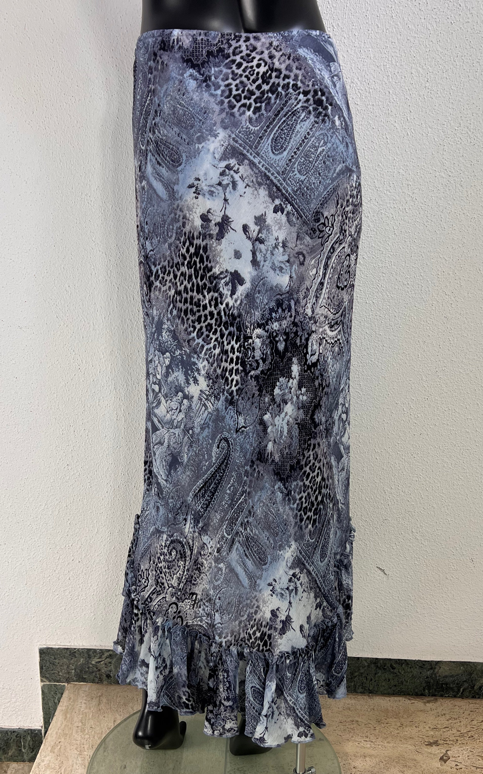 Vintage Y2K Volant Maxi Skirt