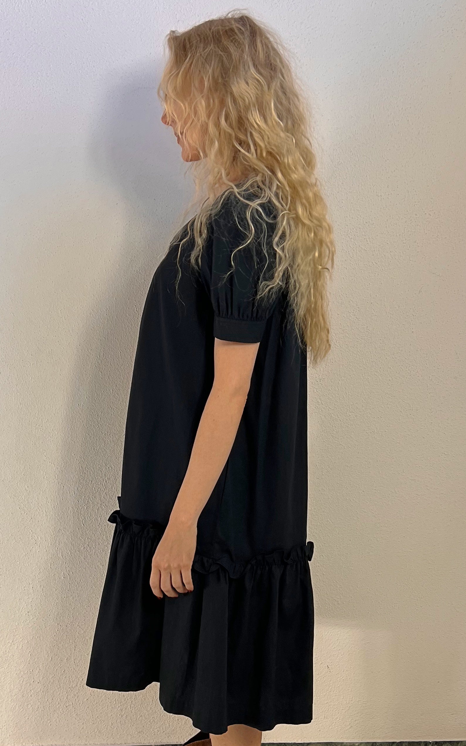 Vintage Yves Saint Laurent Cotton Peasant Dress