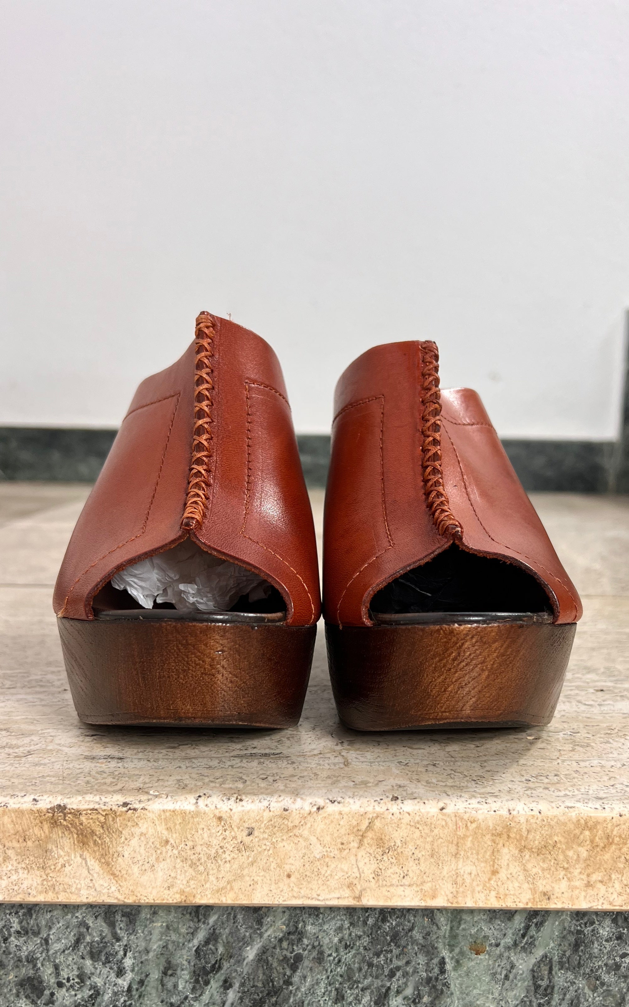 Deadstock 70s Style Clogs 38