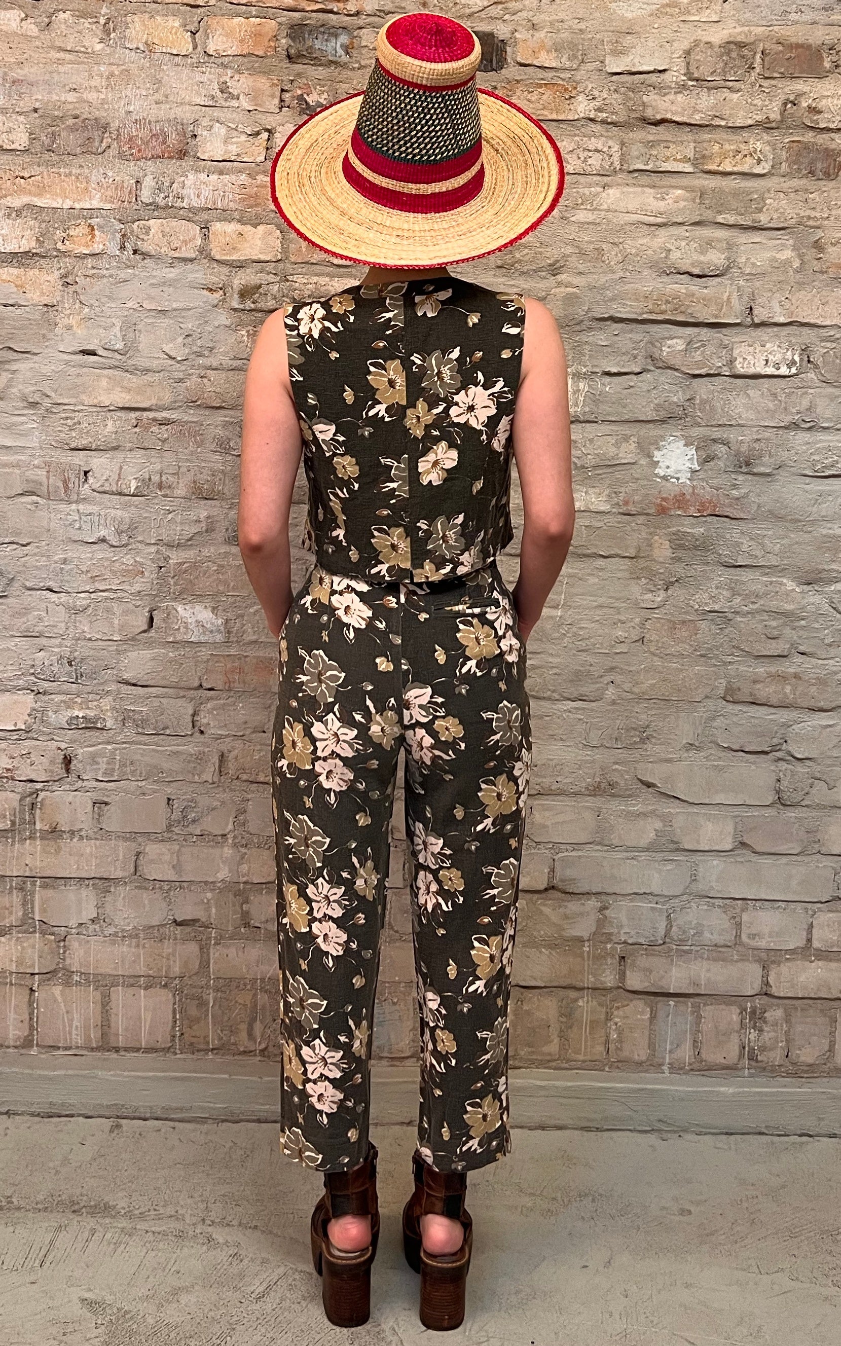 Vintage 90s Linnen Suit