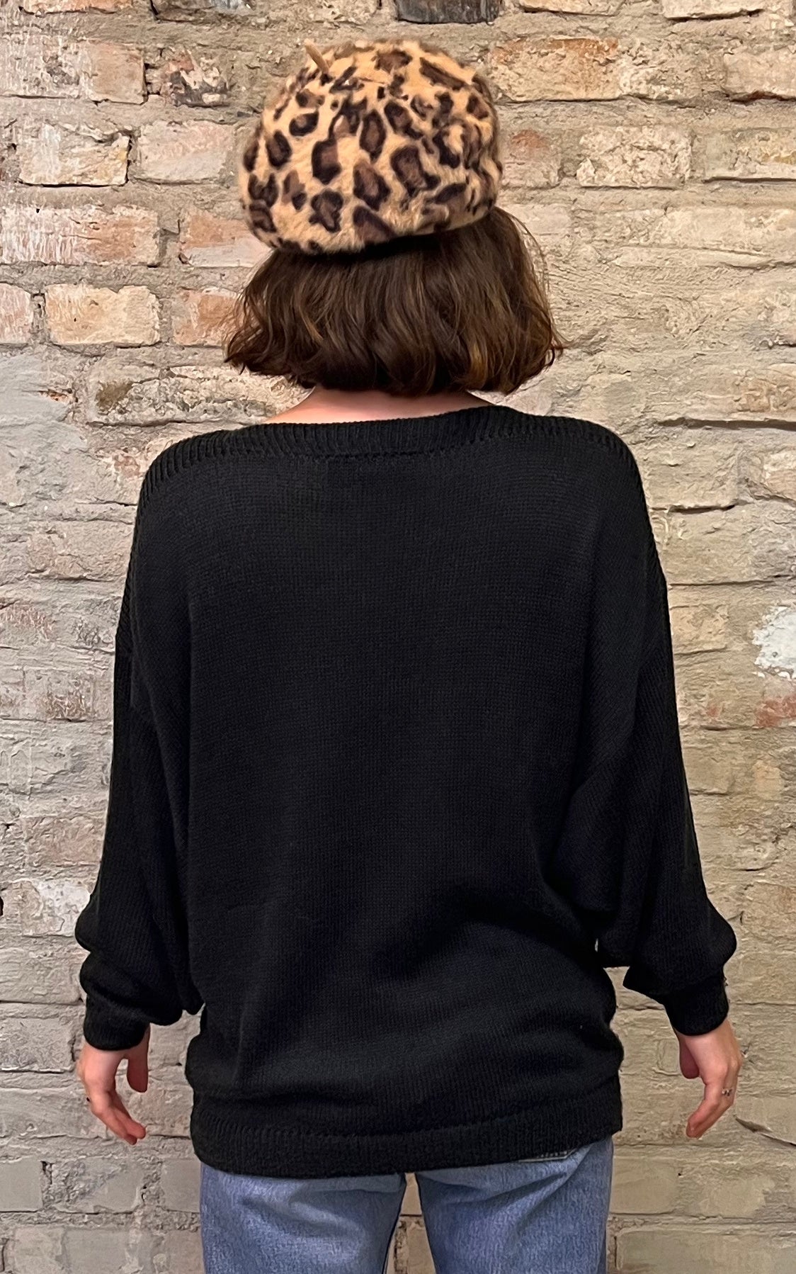 Maglione lavorato a maglia vintage anni '90