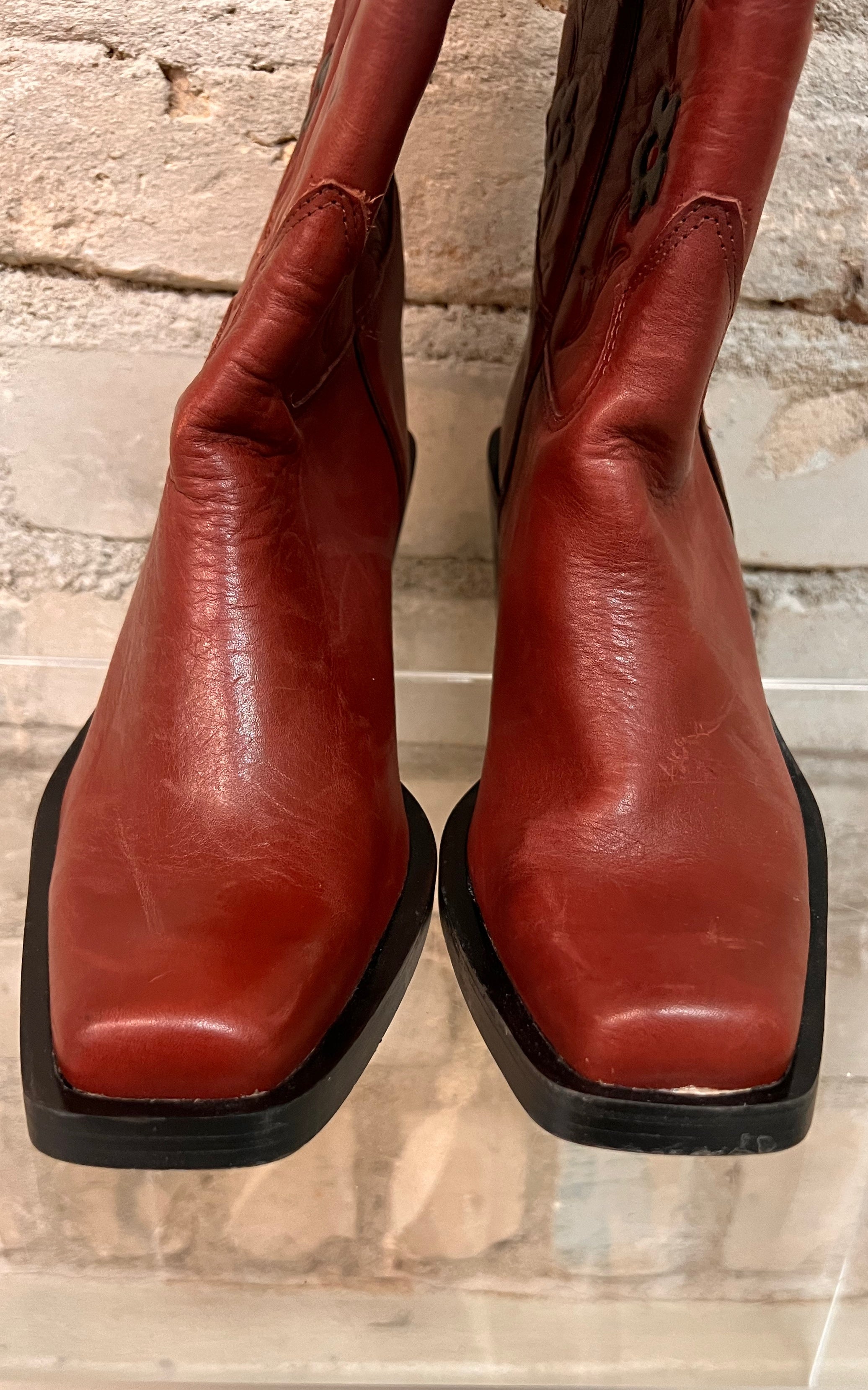 Vintage Flower Cowboy Boots 36 , 37 , 40 & 41