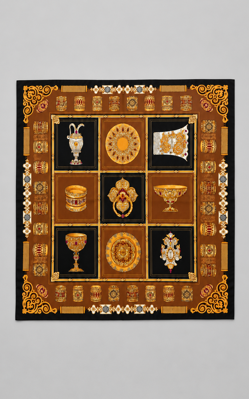 Vintage Silk Foulard
