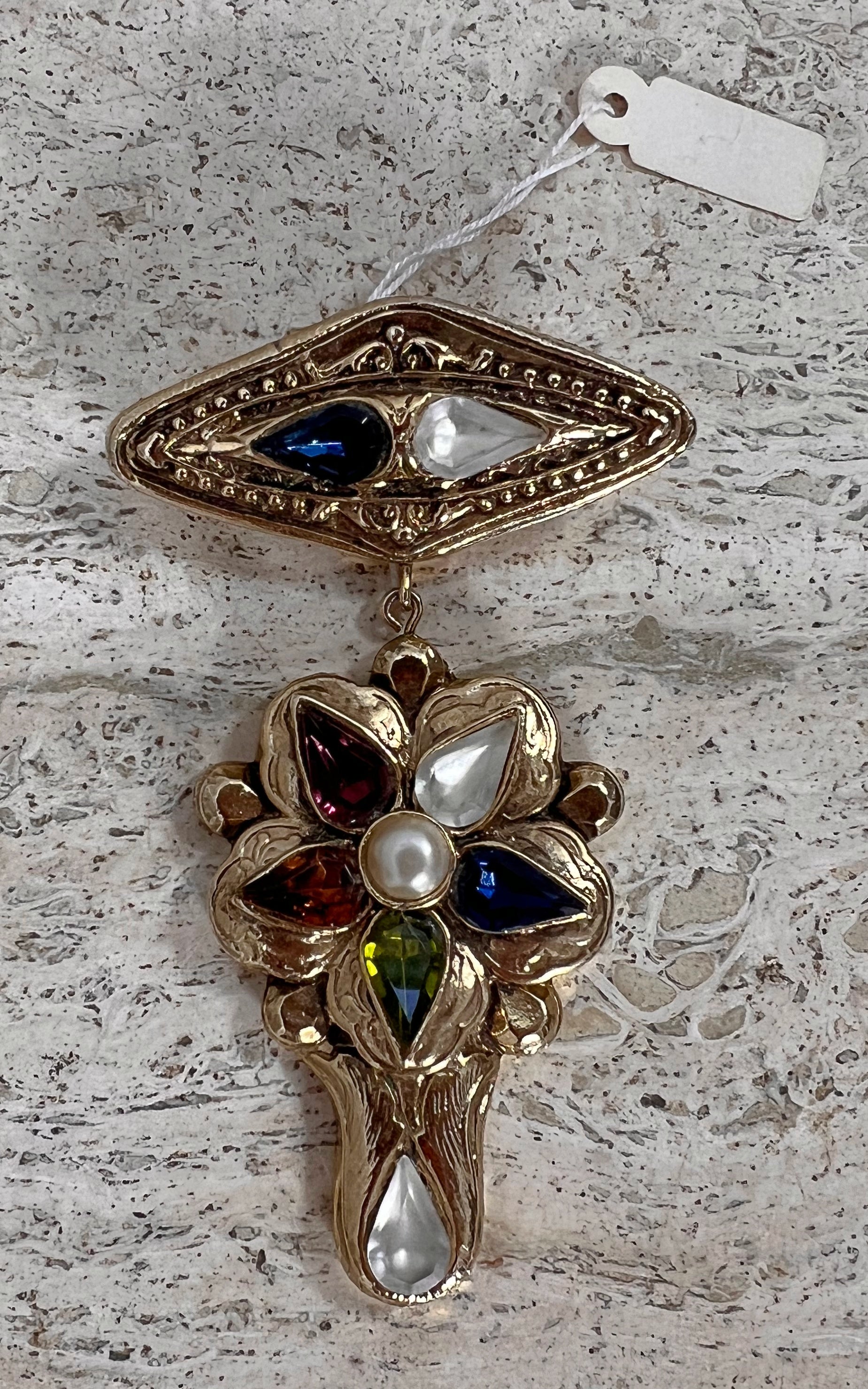 Vintage Big 90s Brooch