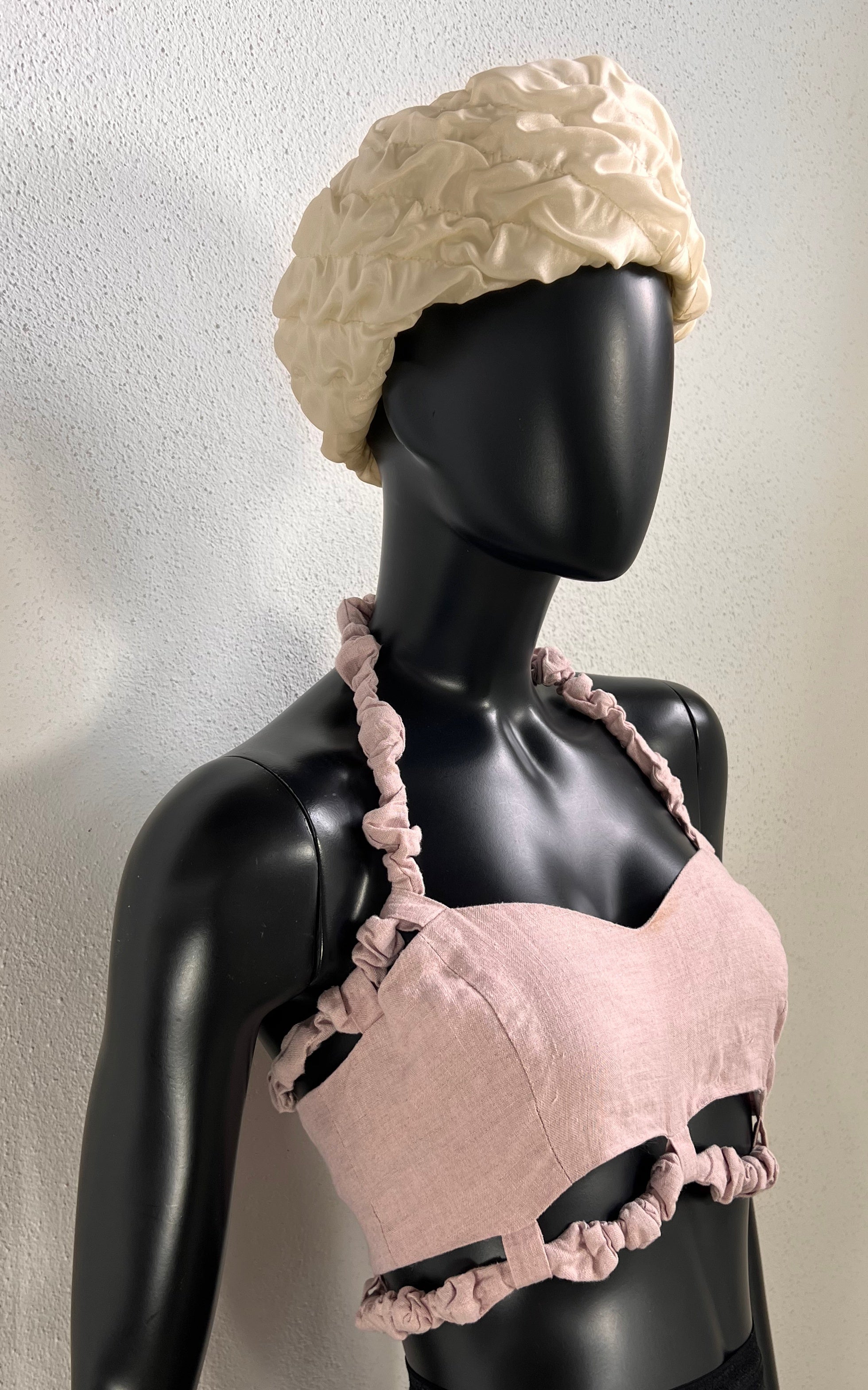 Ganni Hemp Cut Out Top