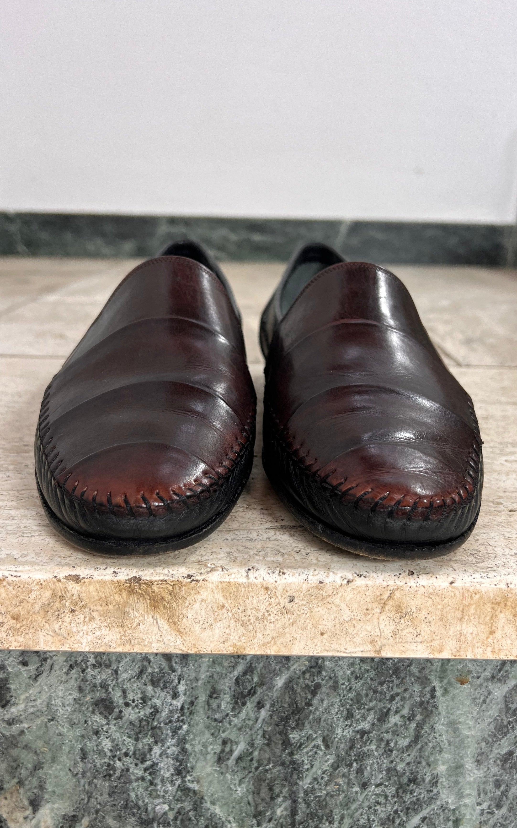 Vintage MENS Lorenzo Banfi Leather Loafer 44