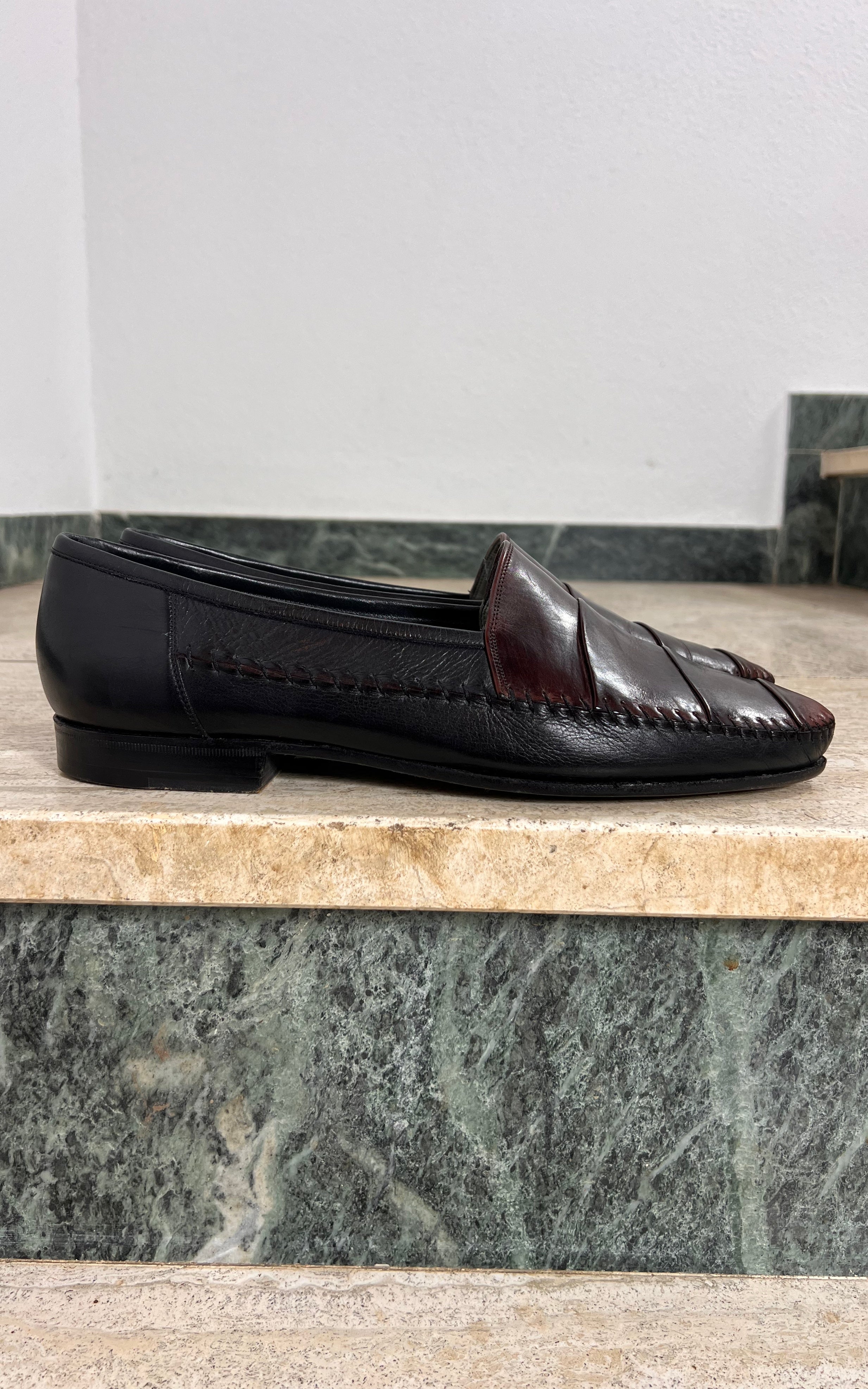 Vintage MENS Lorenzo Banfi Leather Loafer 44