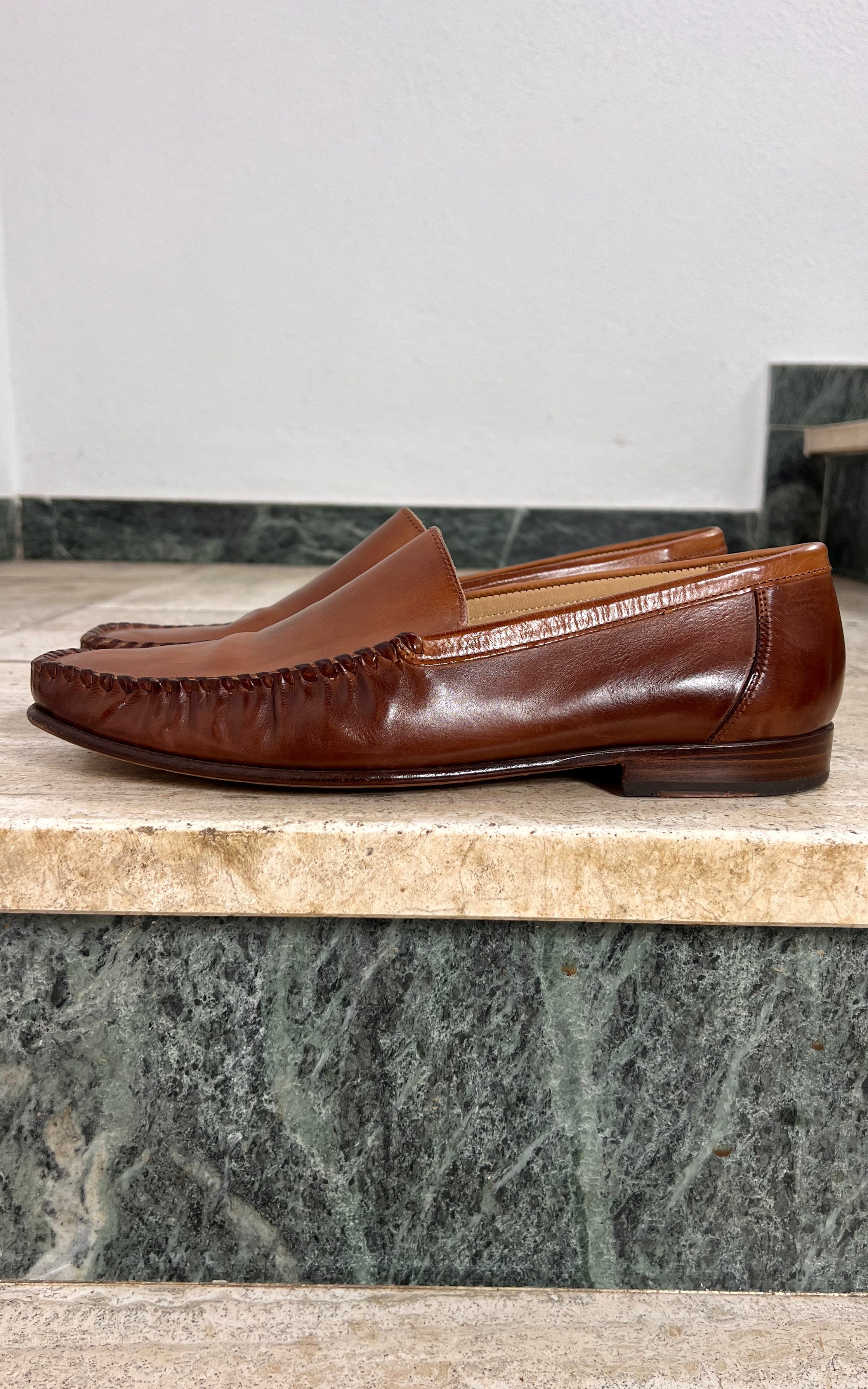 Vintage Galizio Torresi Leather Loafers 44,5