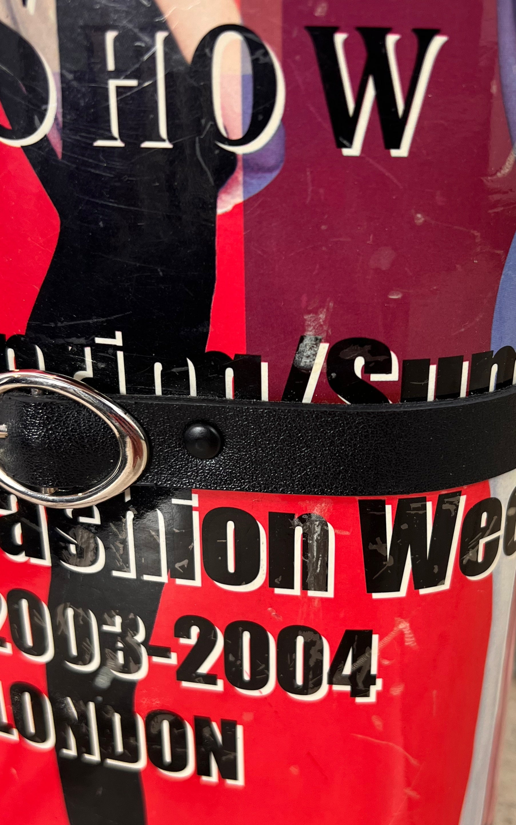 Rare Early 2000s ''Fashion Show'' Cylinder Bag London Fashion Week