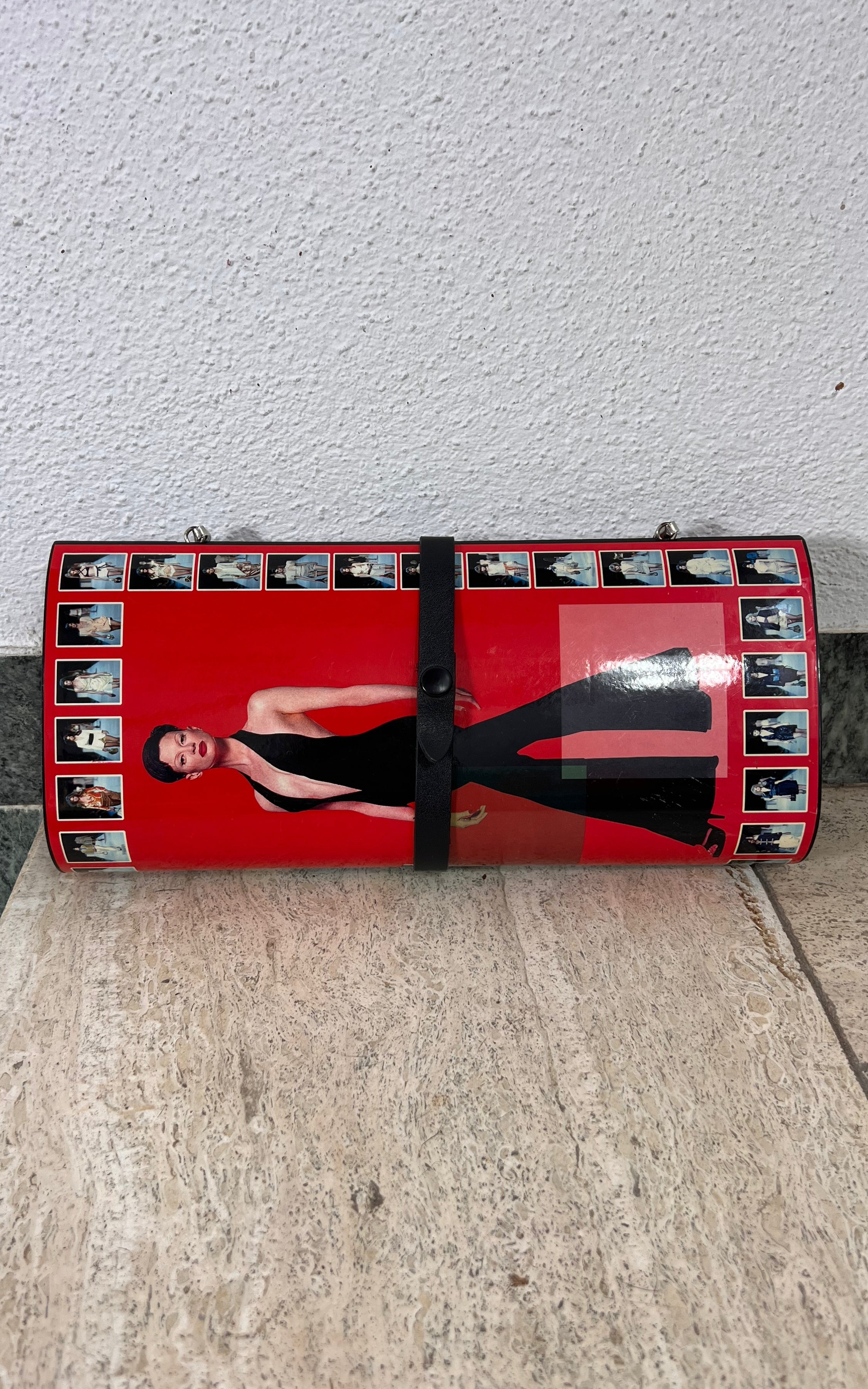 Rare Early 2000s ''Fashion Show'' Cylinder Bag London Fashion Week