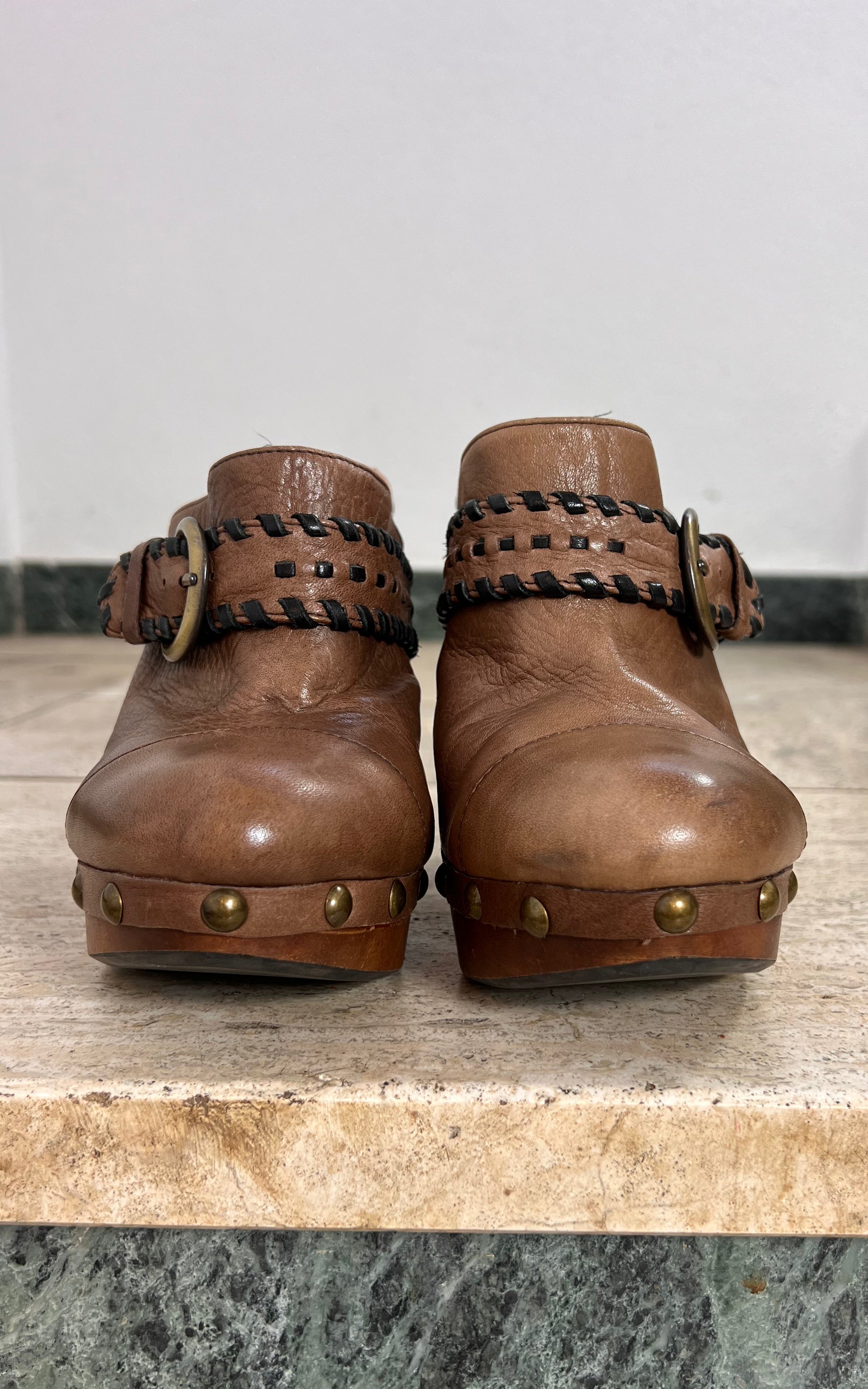 Vintage Early 2000 Buffalo London Platform Clogs 37