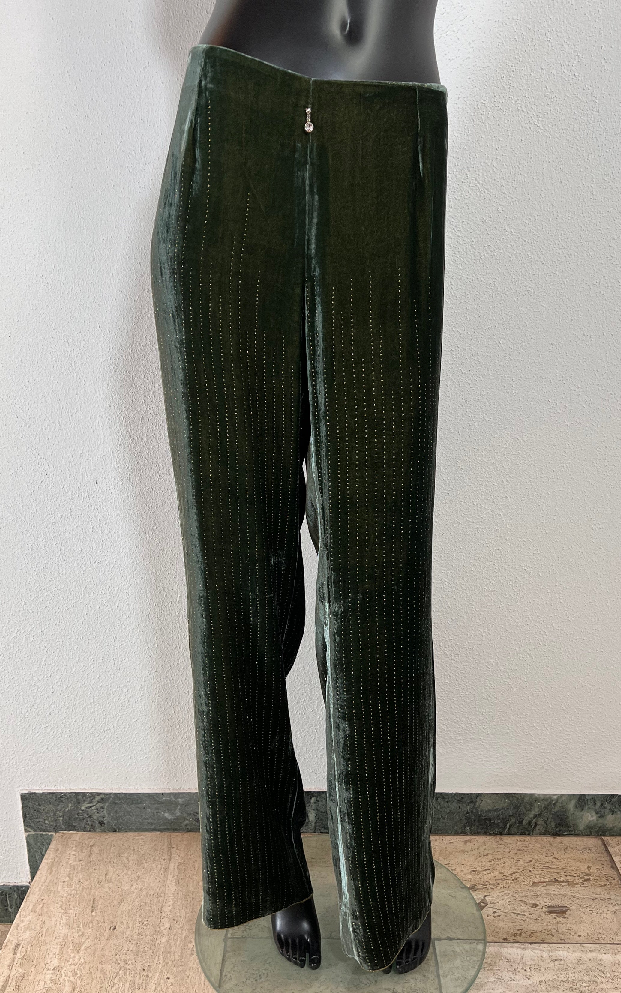 Vintage Roberto Cavalli Silk Velvet Trouser