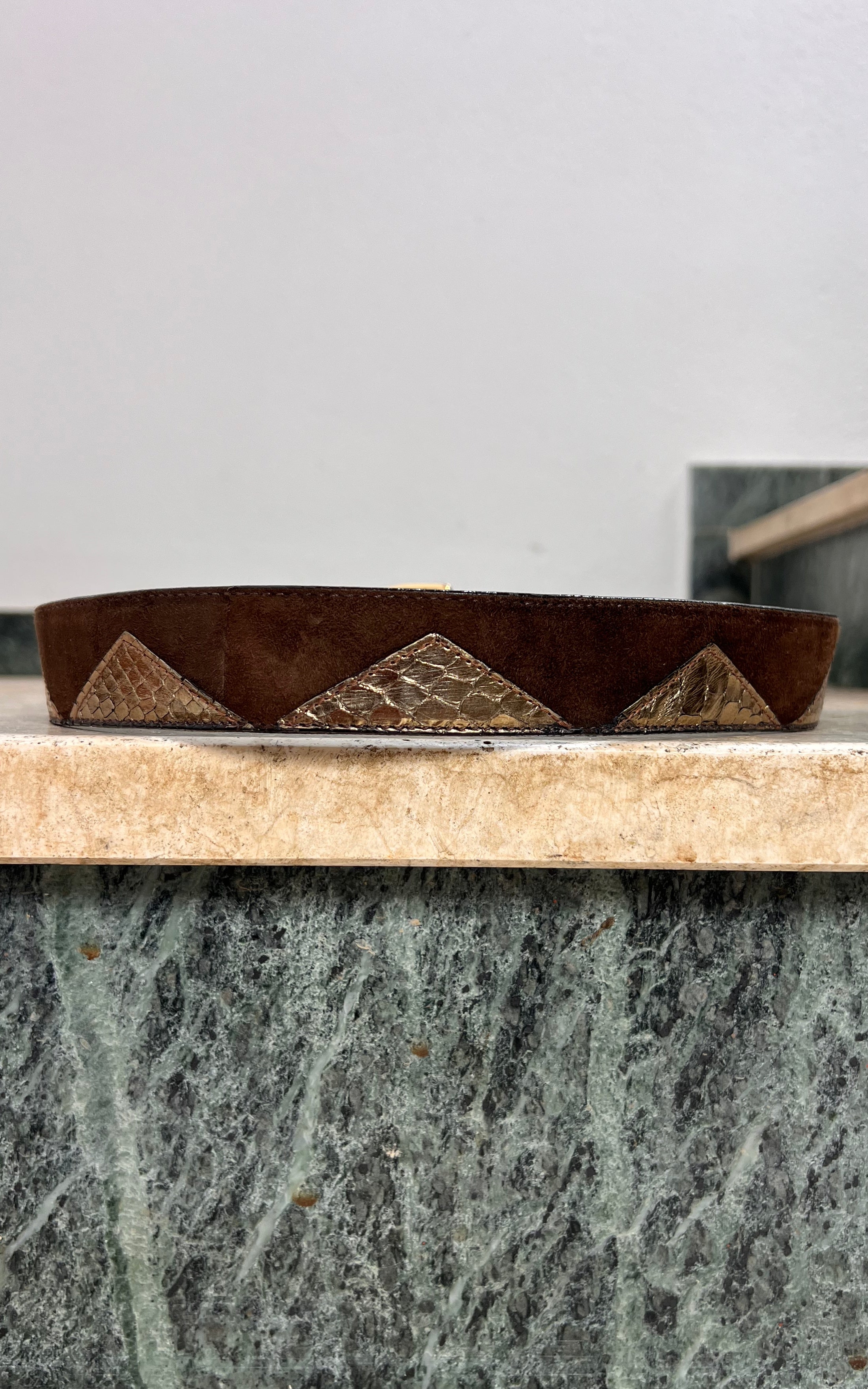 Vintage Suede Escada Belt
