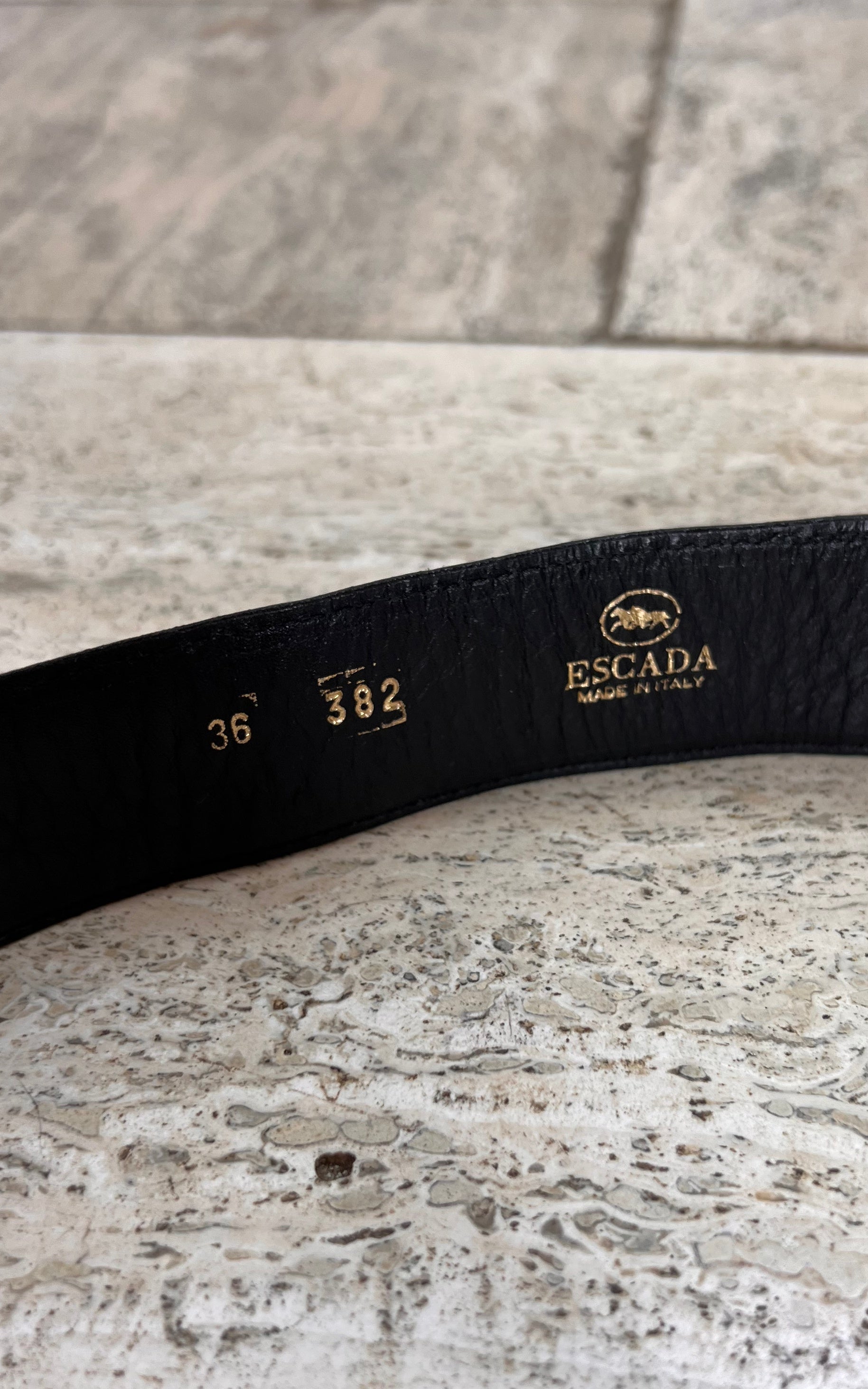 Vintage Suede Escada Belt