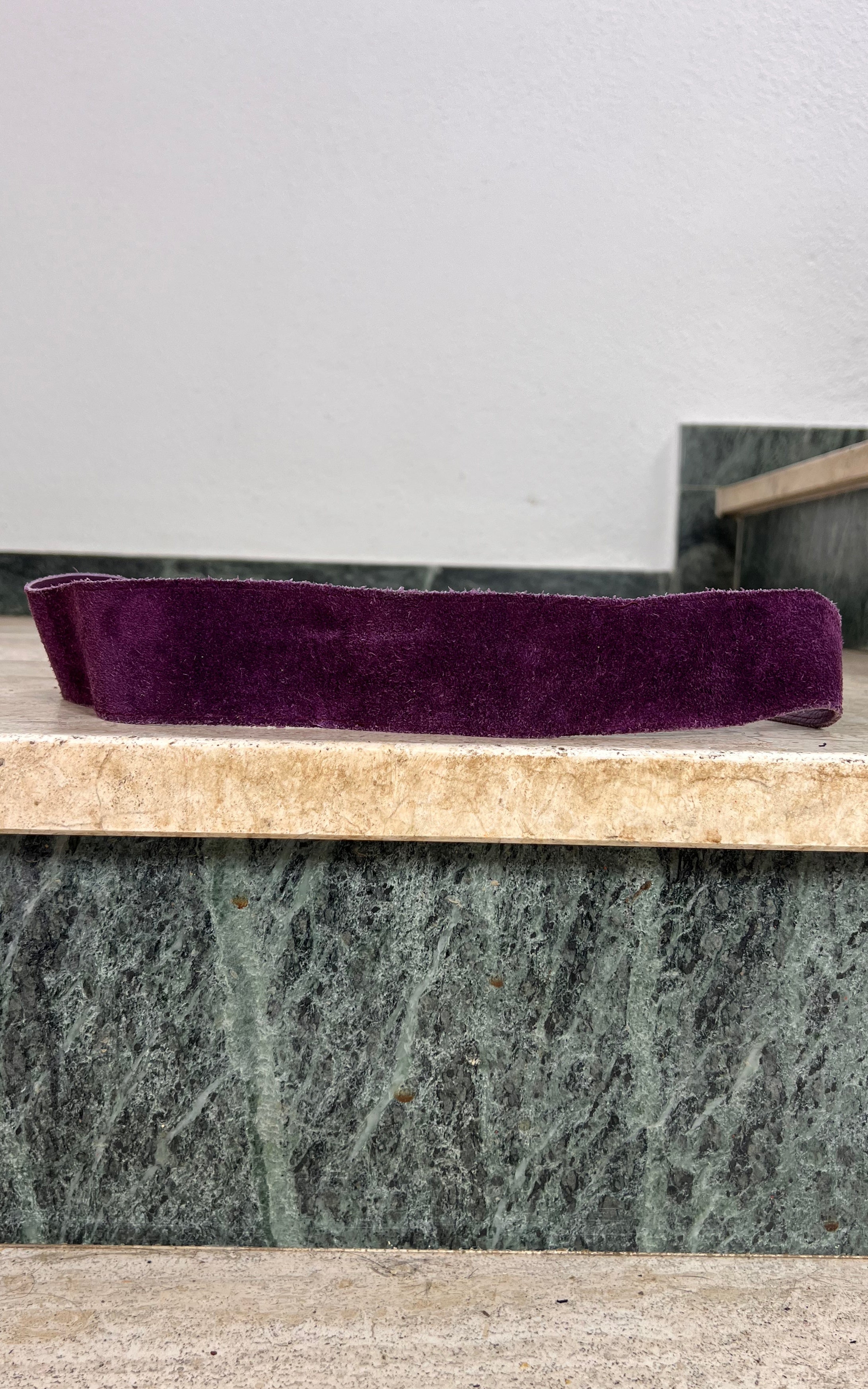 Vintage 70s Purple Owl Belt