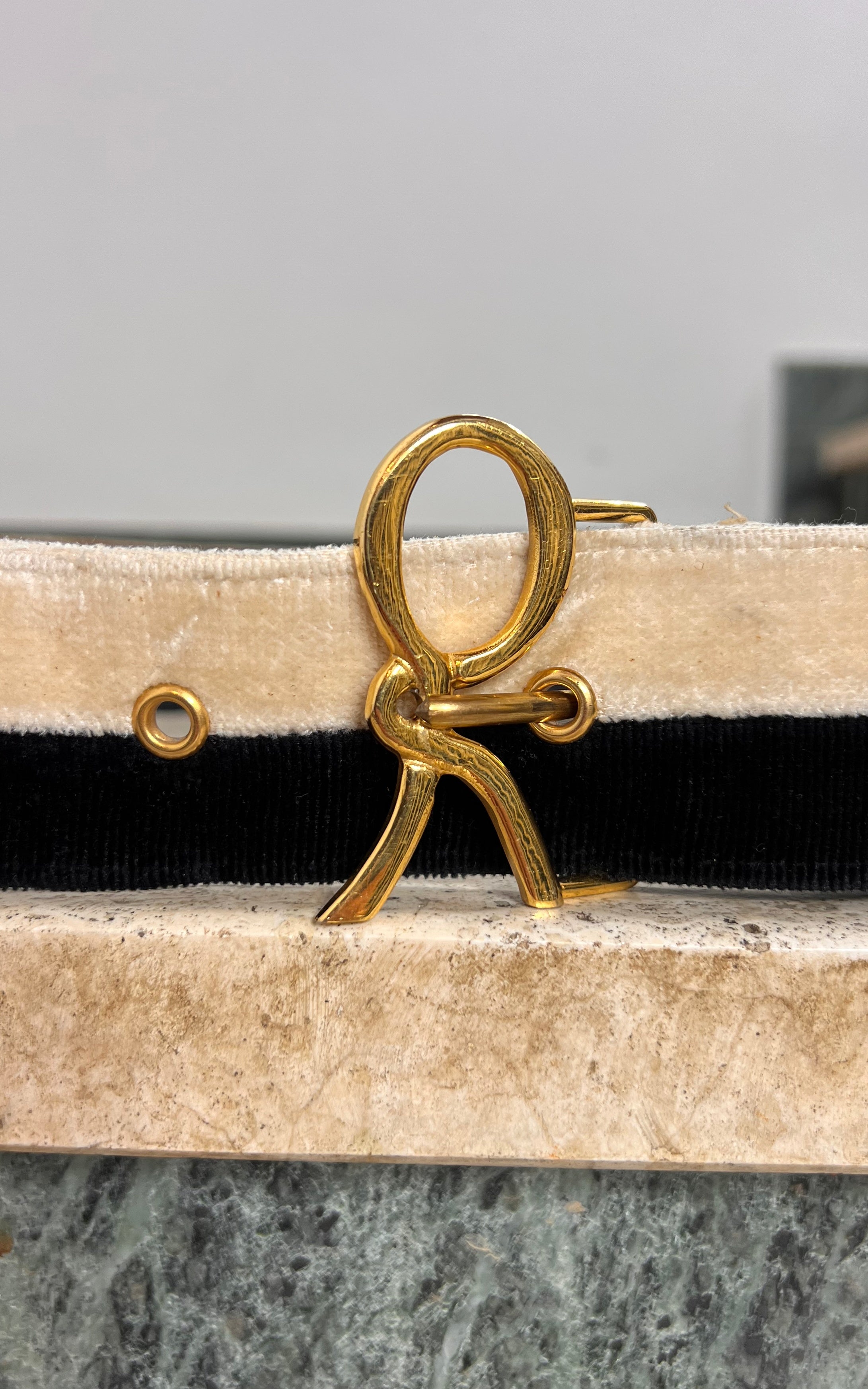 Vintage 70s Roberta di Camerino Velvet Belt