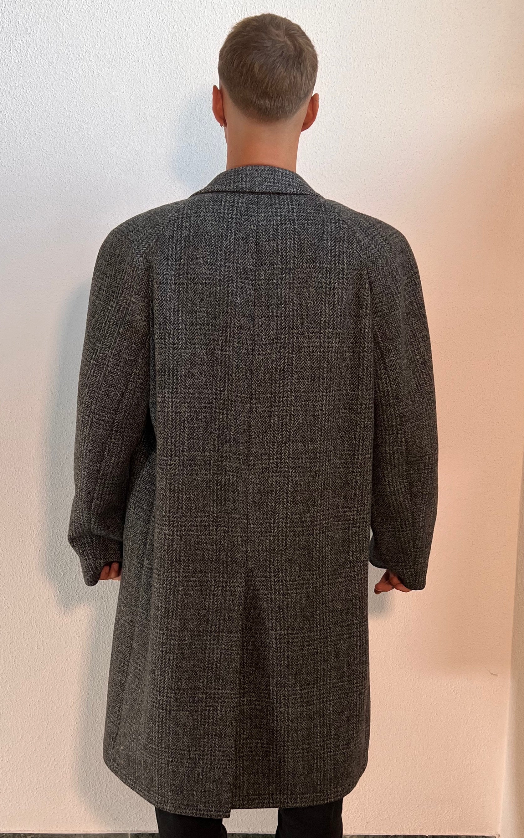 Cappotto vintage in lana da uomo