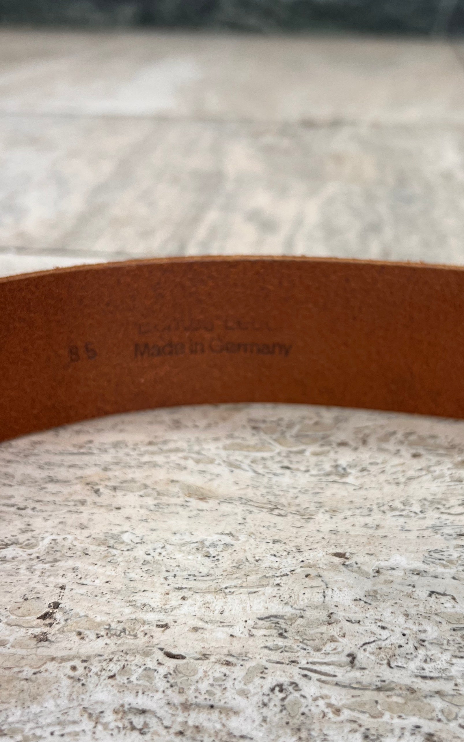Vintage Luca Kayz Big Stone Buckle Belt