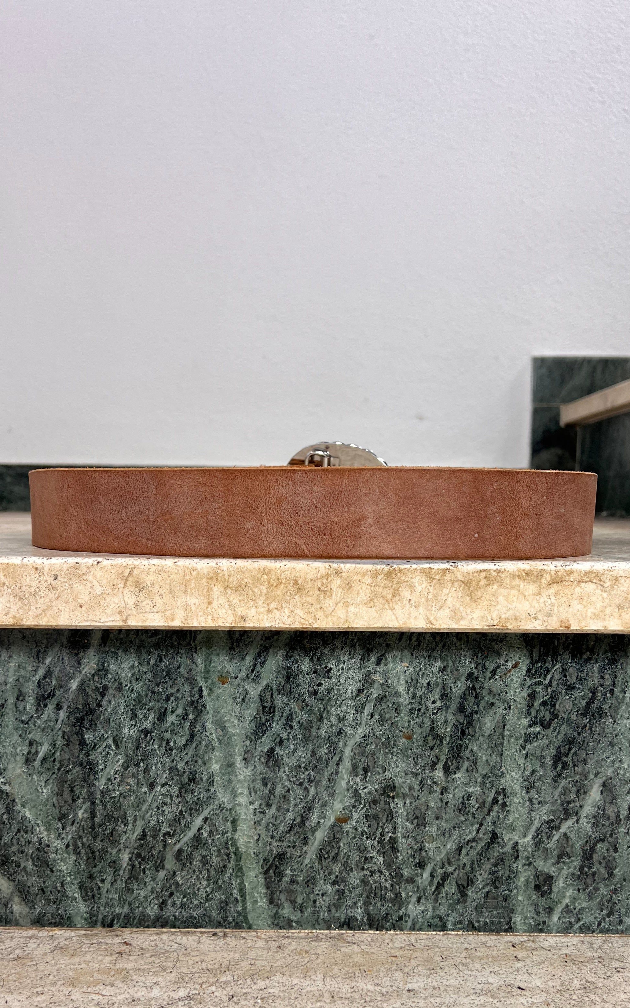 Vintage Luca Kayz Big Stone Buckle Belt