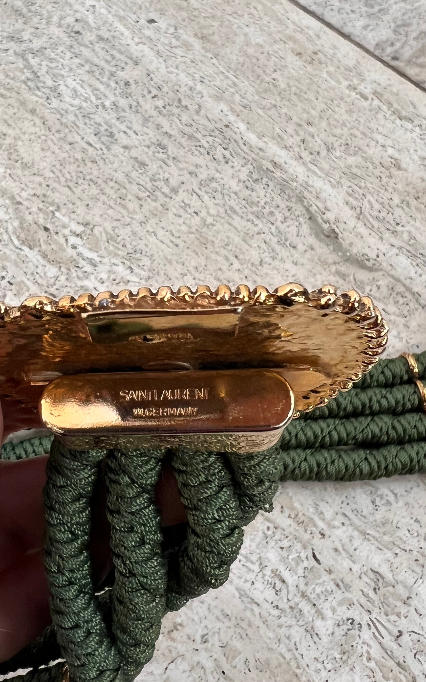 Vintage Yves Saint Laurent Ballet Russes 1976 Belt