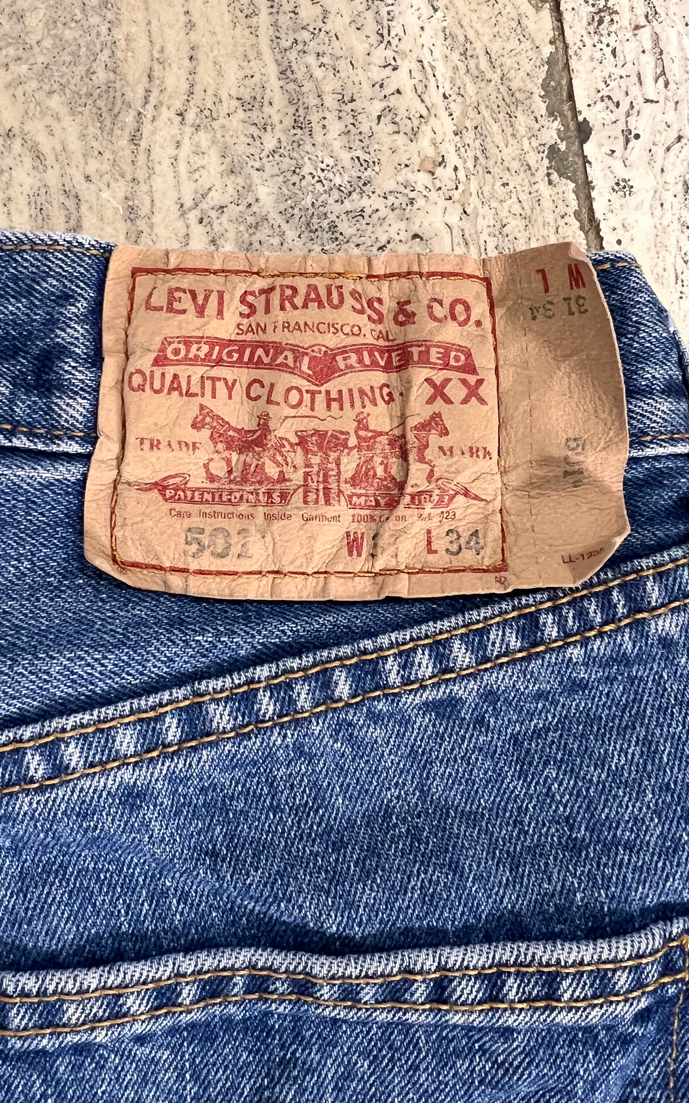 Vintage 90s Levis 501 31/34