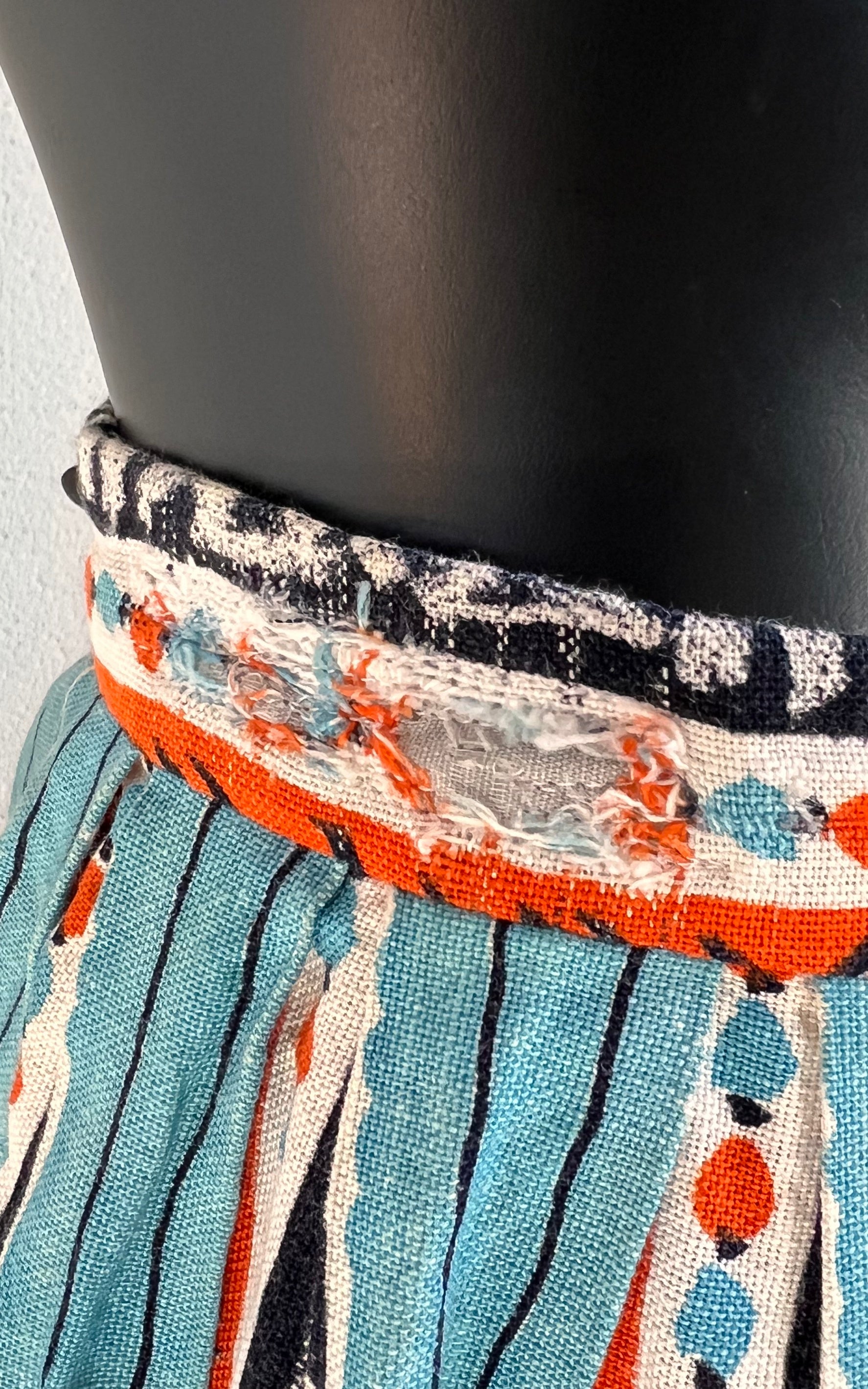 Vintage 50s Pleated Midi Skirt