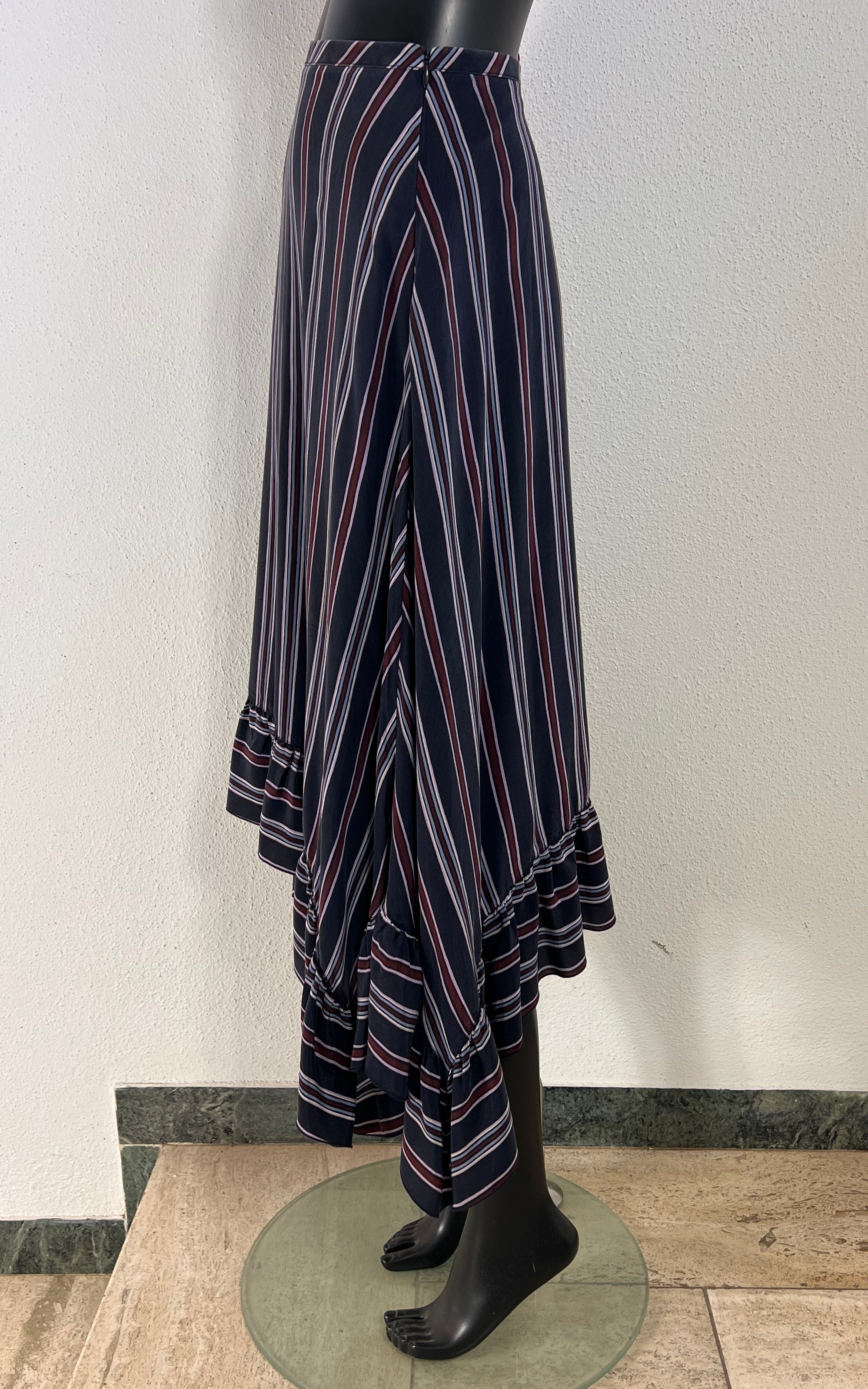 See by Chloe Ruffle Silk Skirt