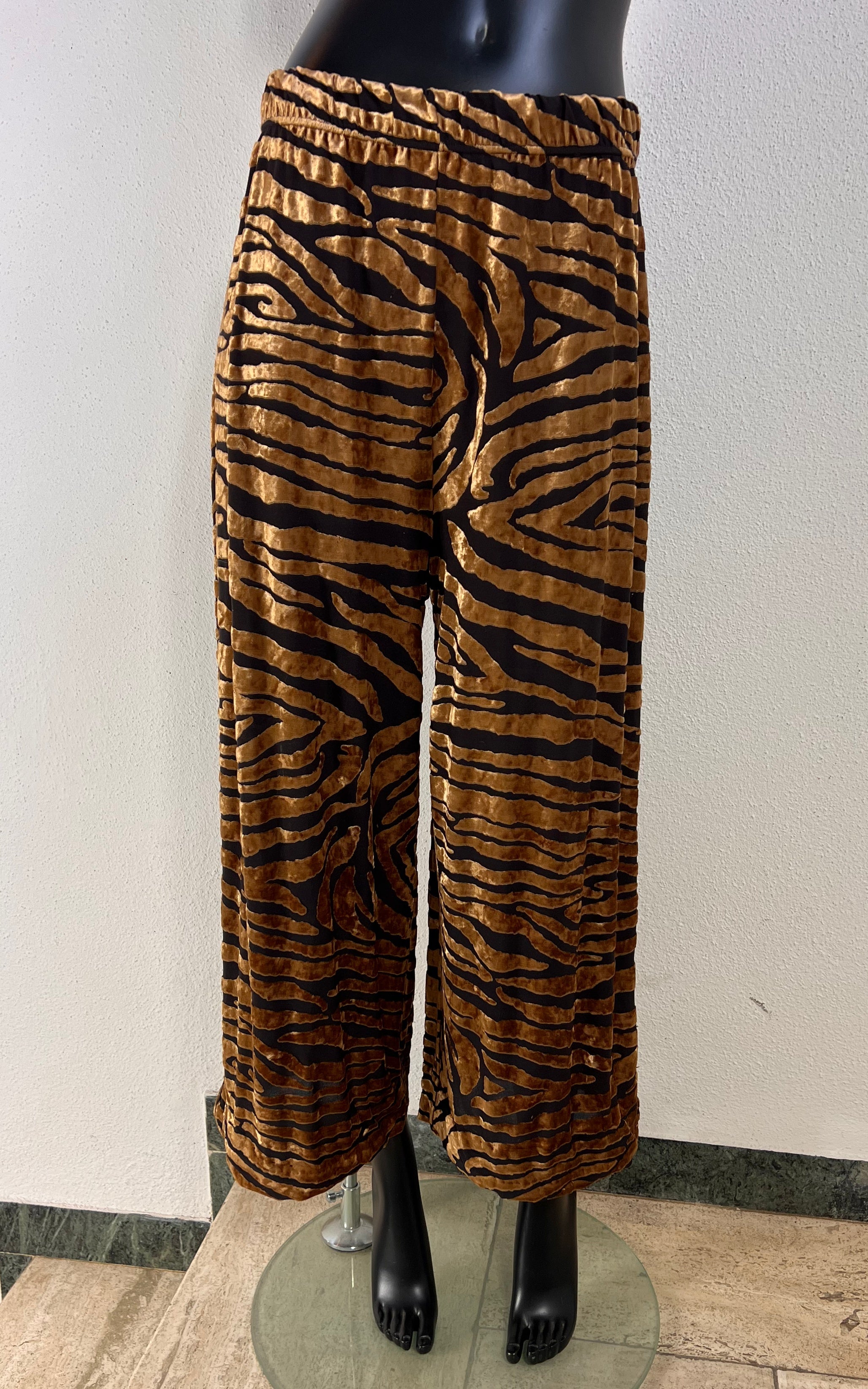 Vintage Tiger Burn-Out Velvet Pant