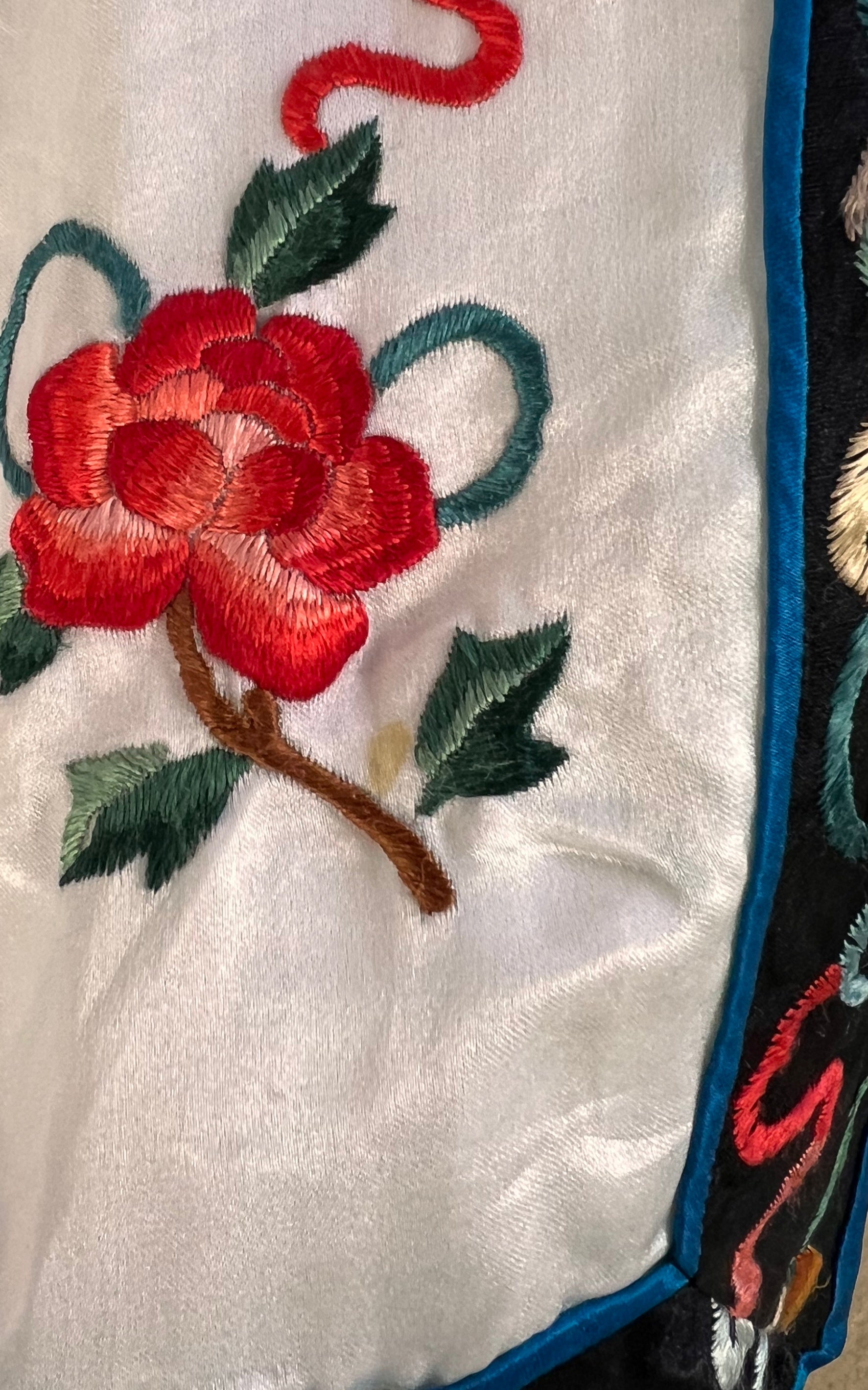 Vintage Embroidered Chinese Silk Jacket