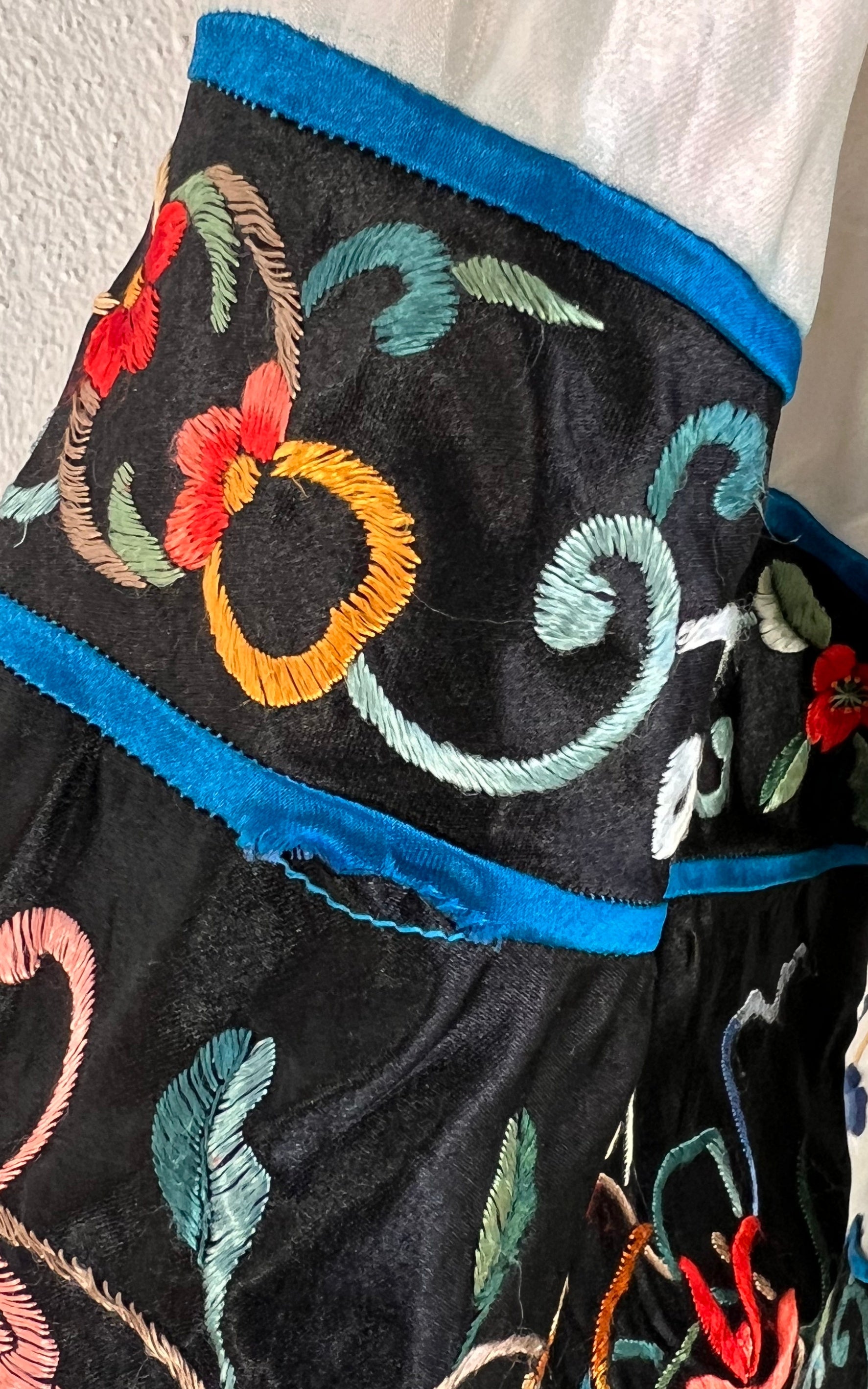 Vintage Embroidered Chinese Silk Jacket