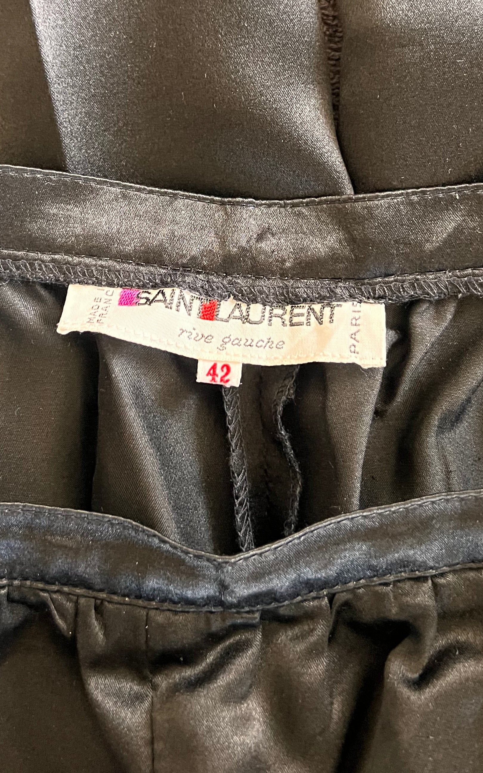 Vintage Yves Saint Laurent Silk Pants